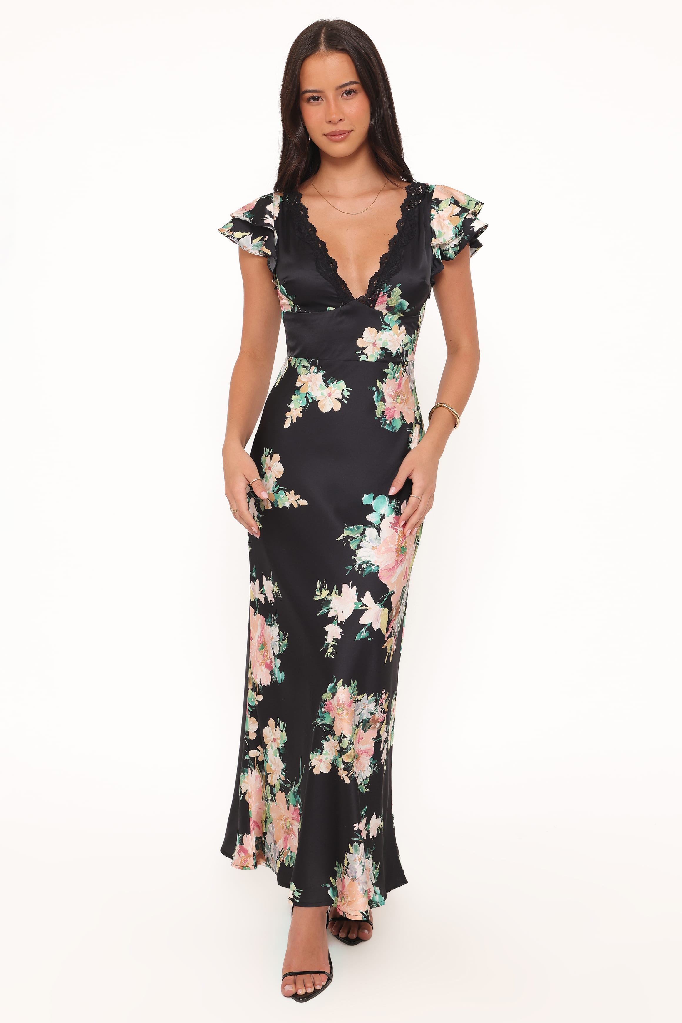 DRESSES Arella Maxi Dress - Black Floral