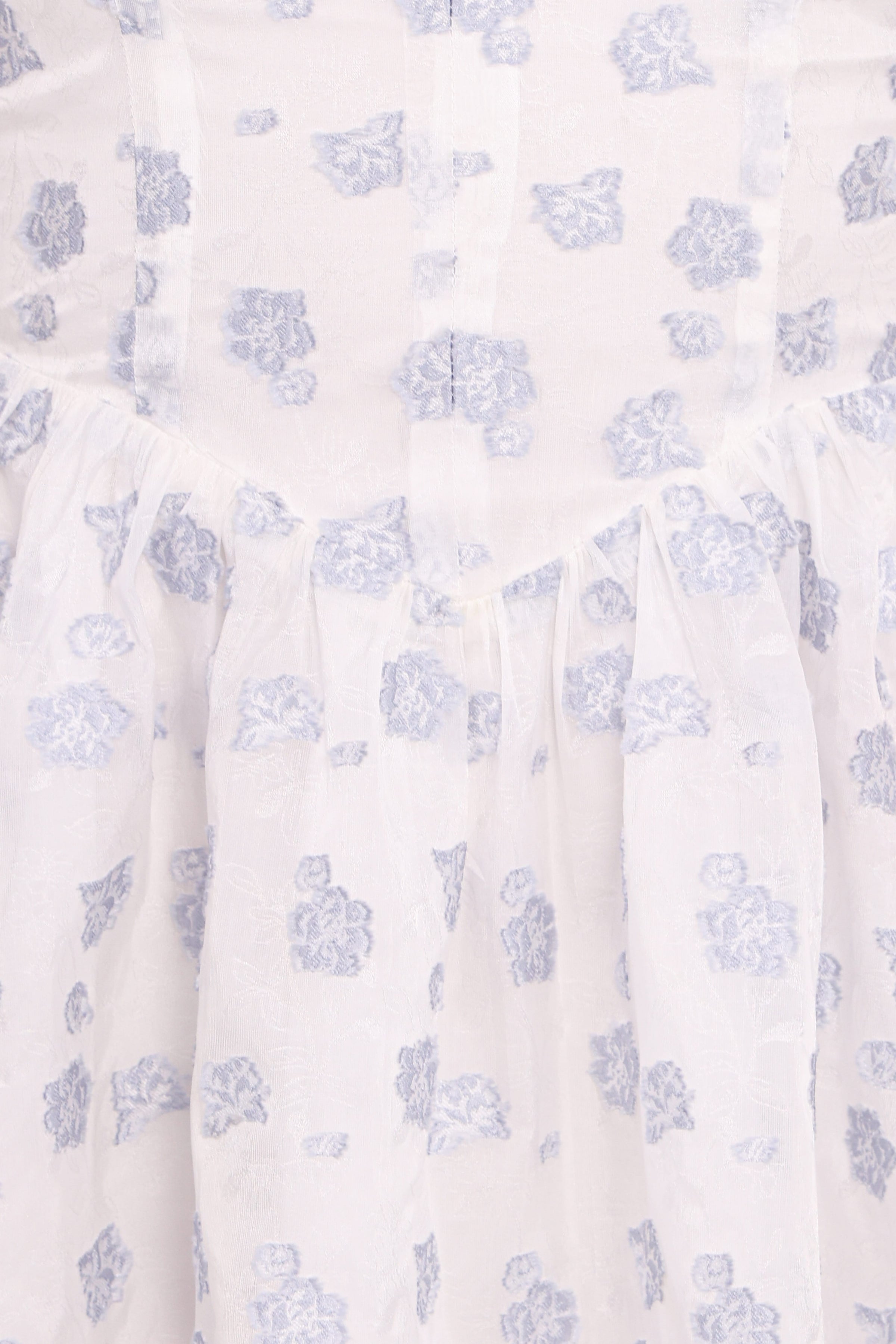 DRESSES Arianne Mini Dress - White/Blue Floral
