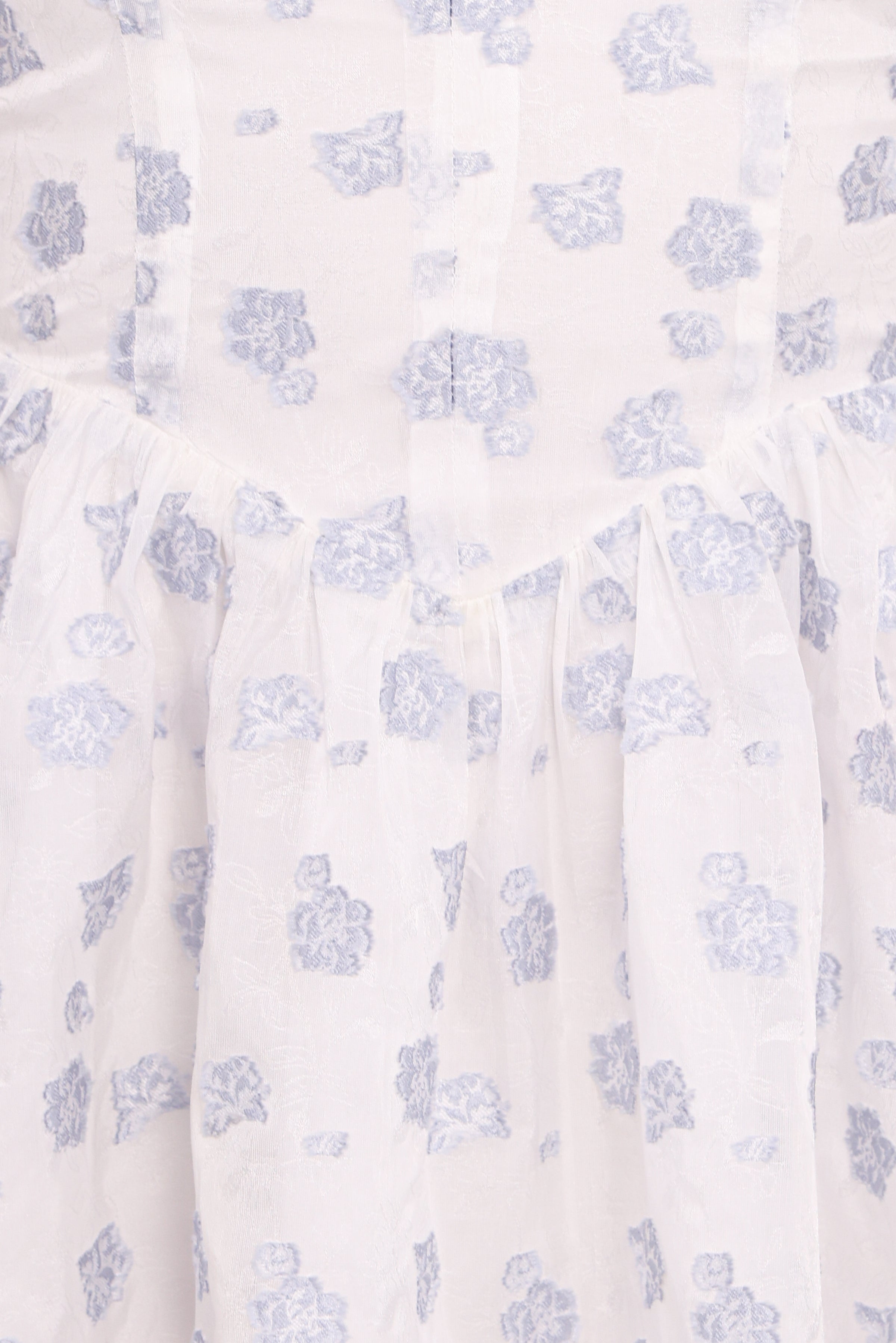 DRESSES Arianne Mini Dress - White/Blue Floral
