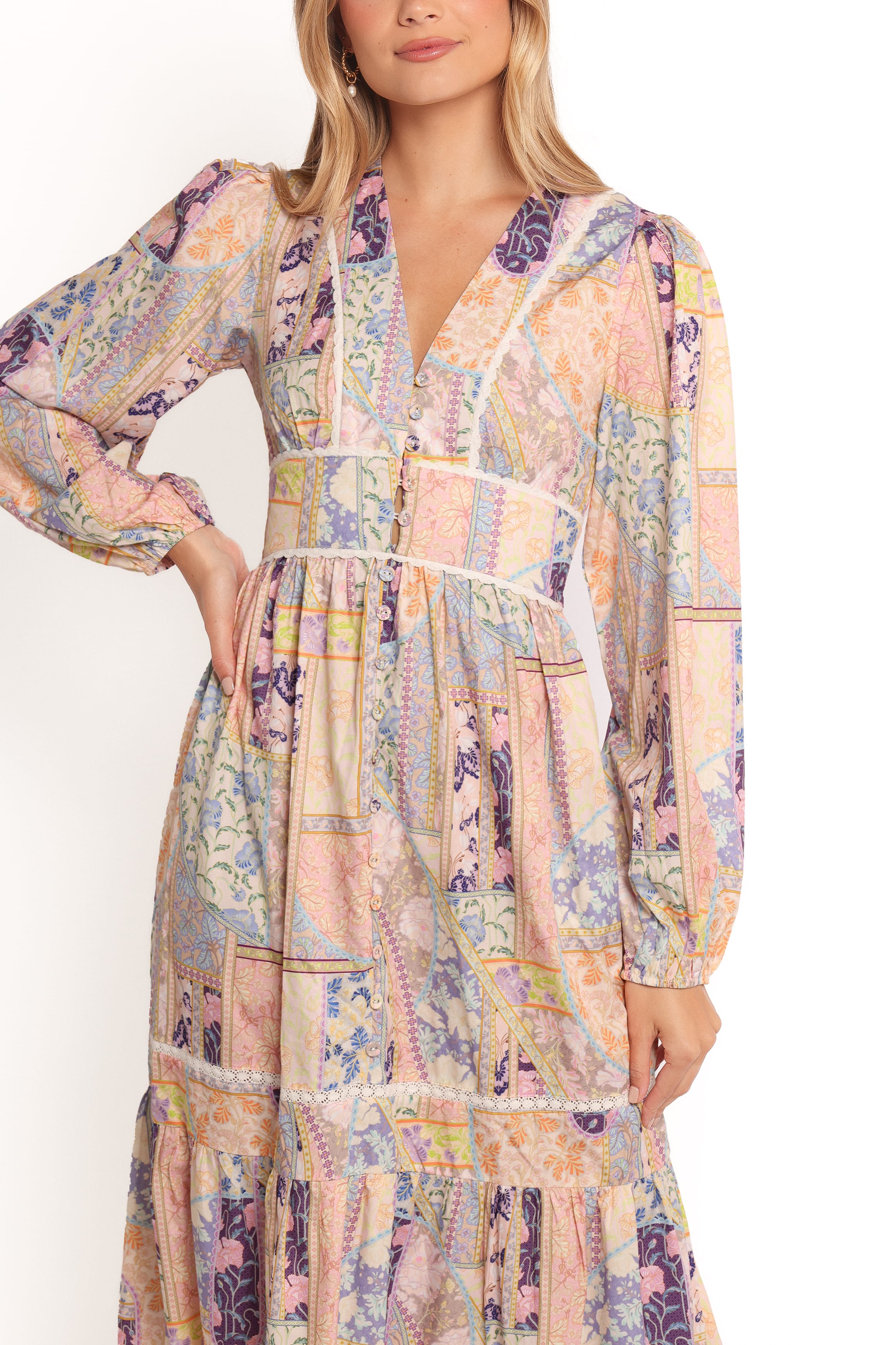 DRESSES Ariella Maxi Dress - Patchwork