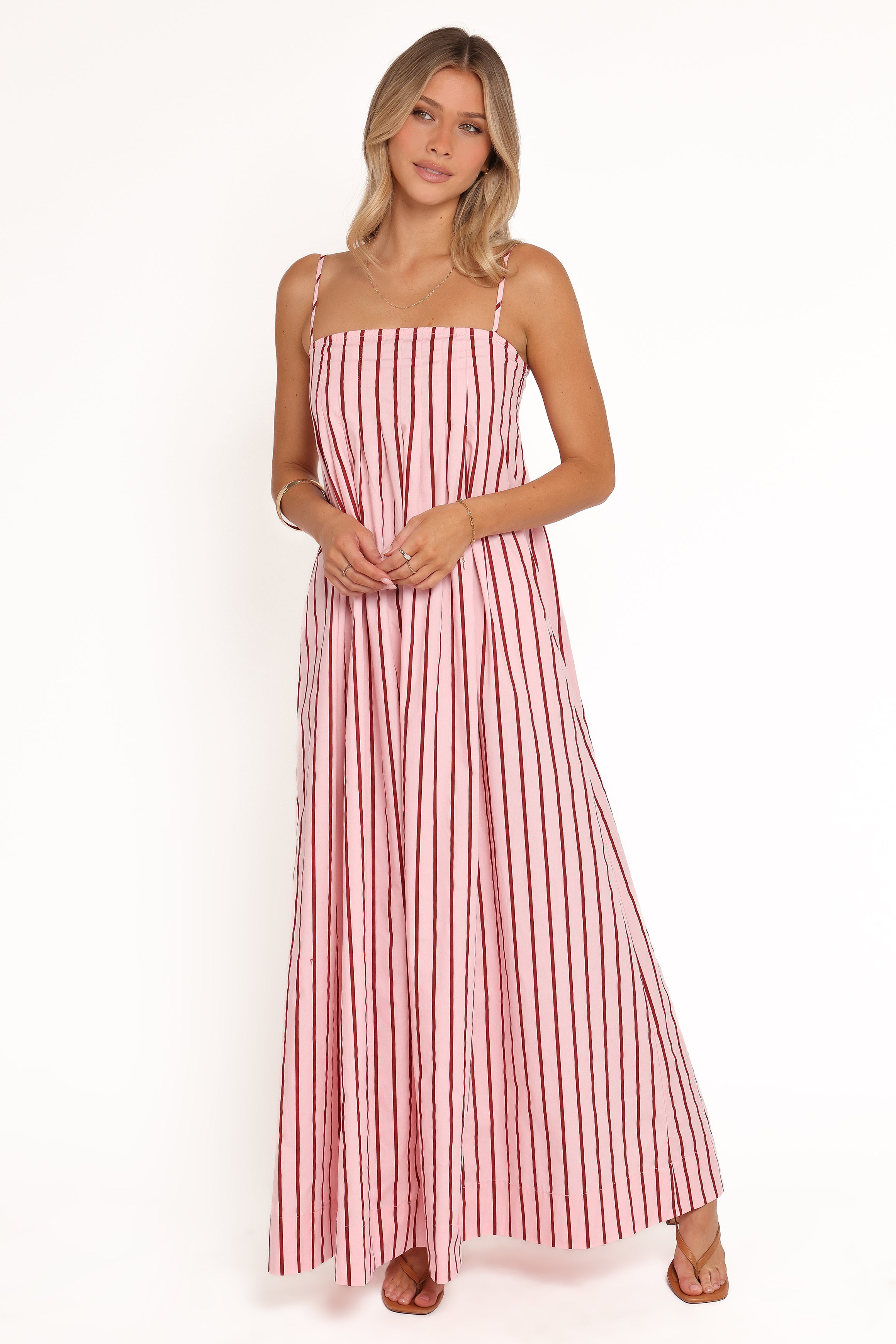 DRESSES Arletta Maxi Dress - Pink Stripe