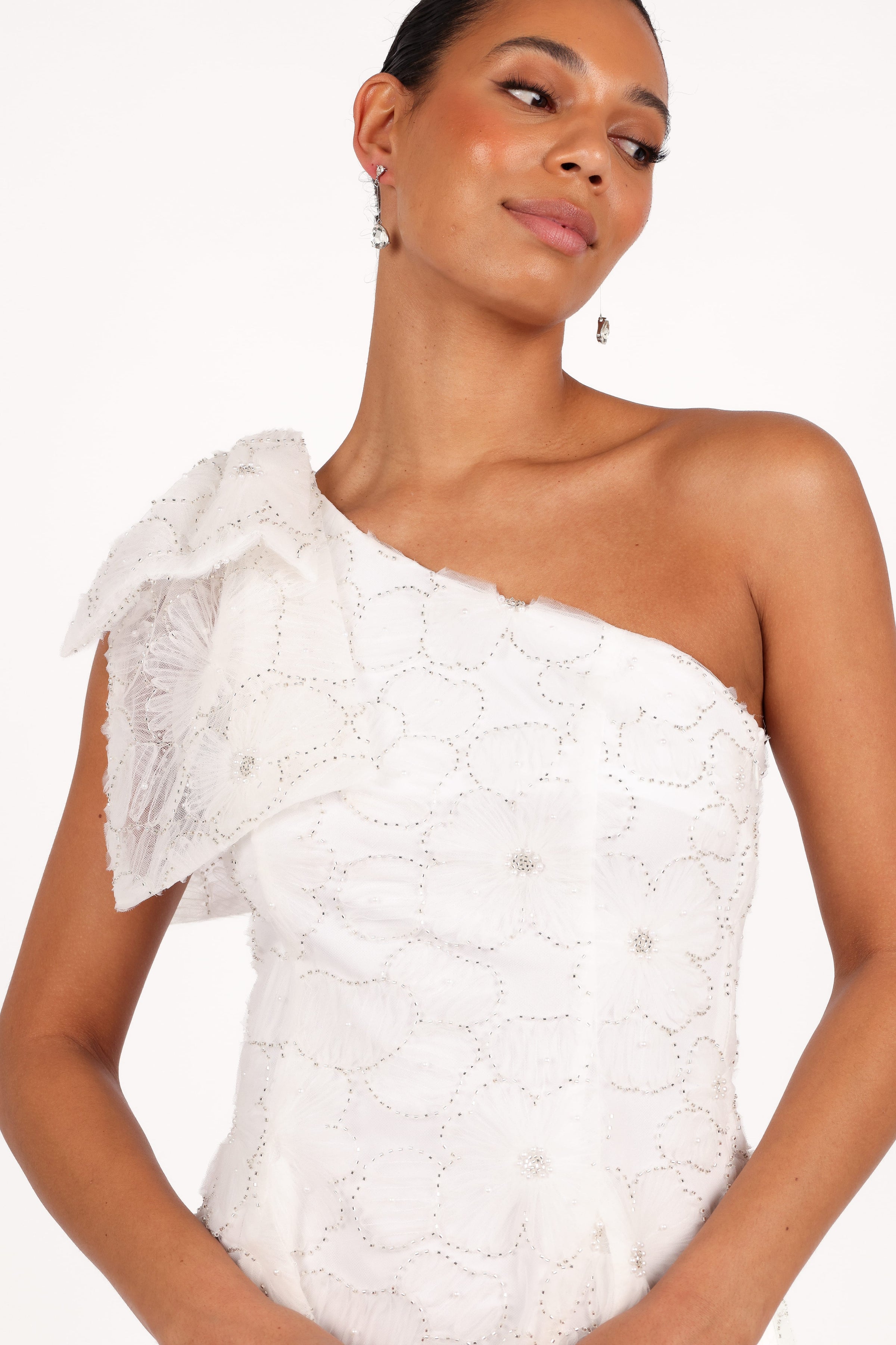 DRESSES Ashly Off Shoulder Mini Dress - White