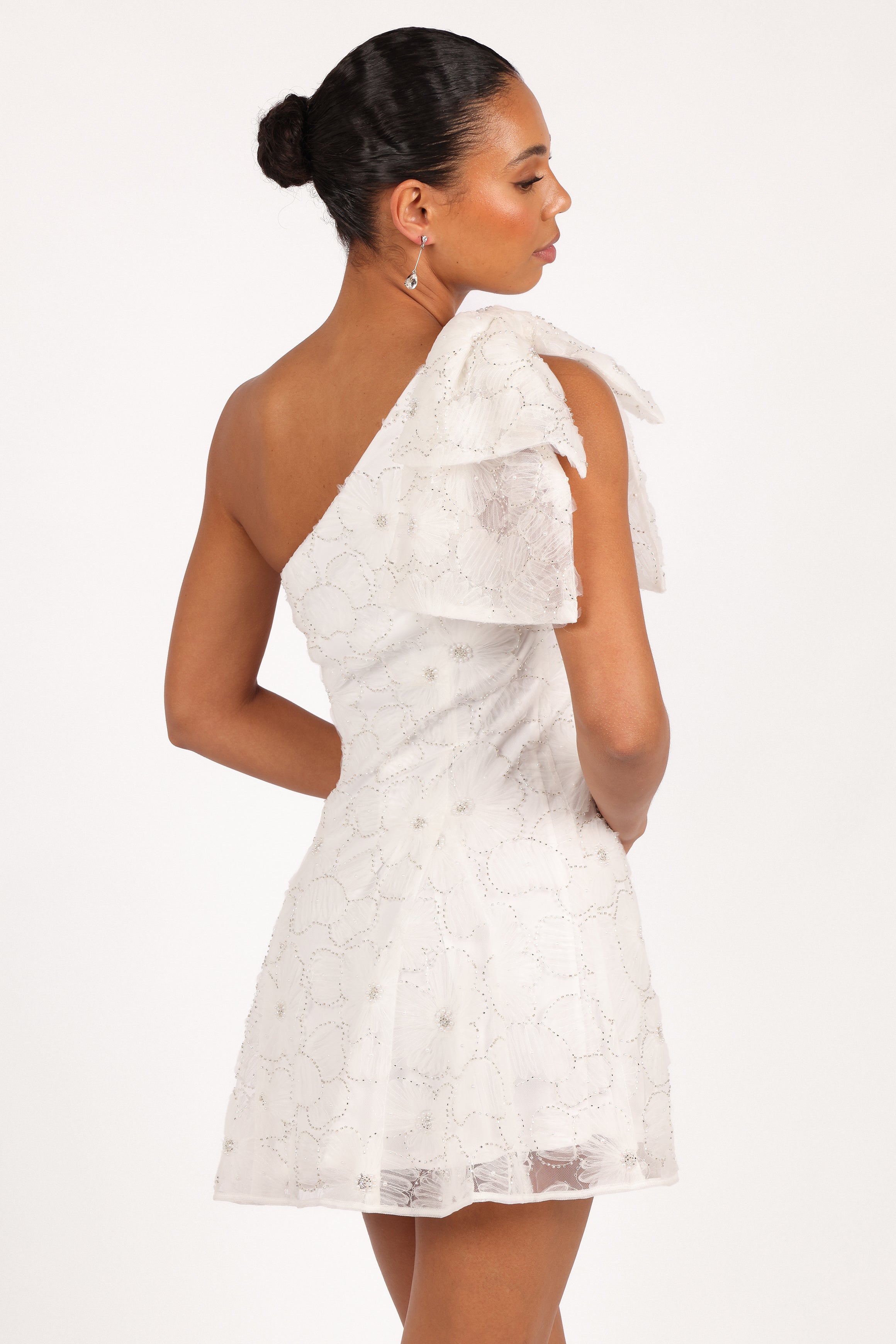 DRESSES Ashly Off Shoulder Mini Dress - White