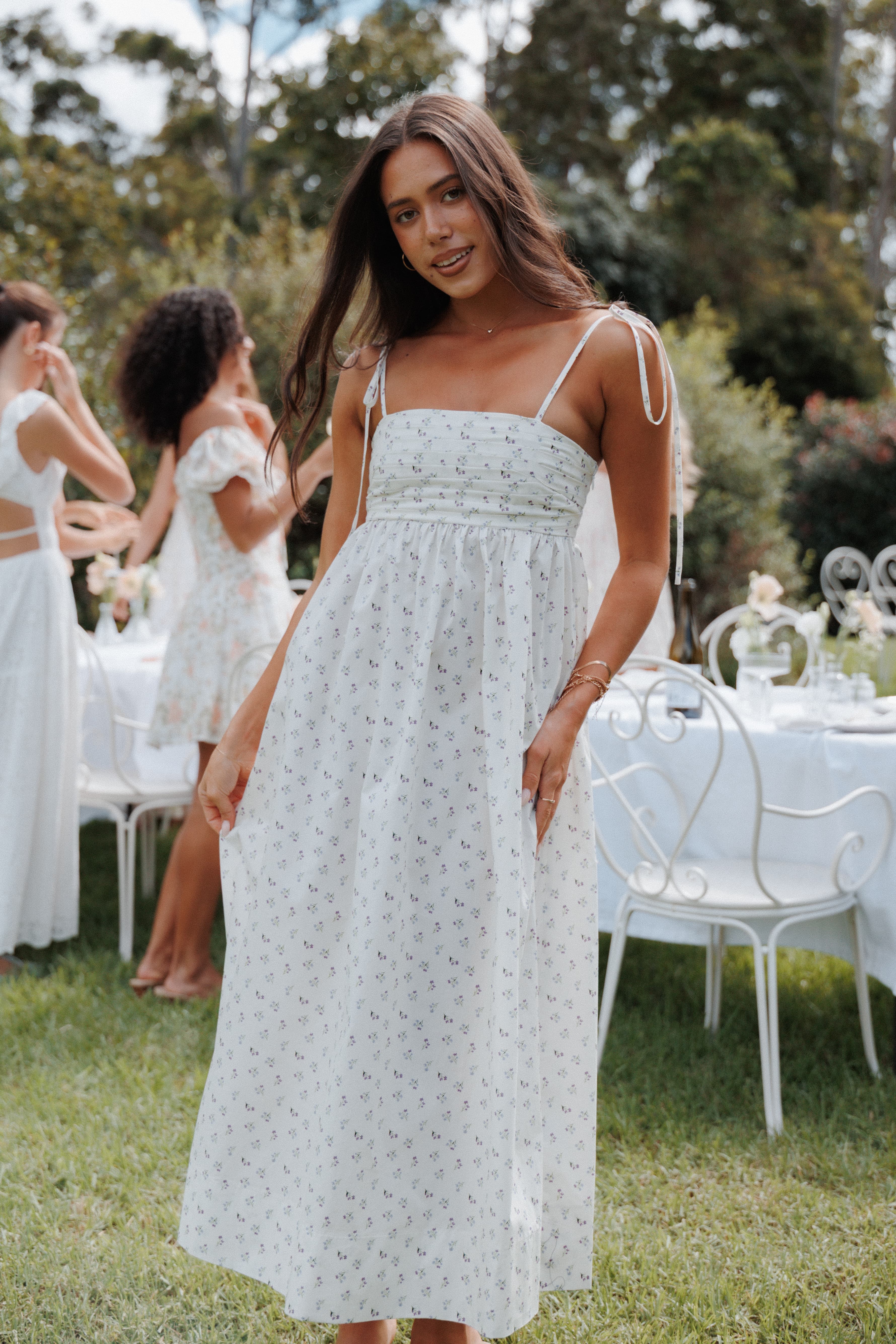 DRESSES Ashtyn Maxi Dress - Purple Ditsy Floral