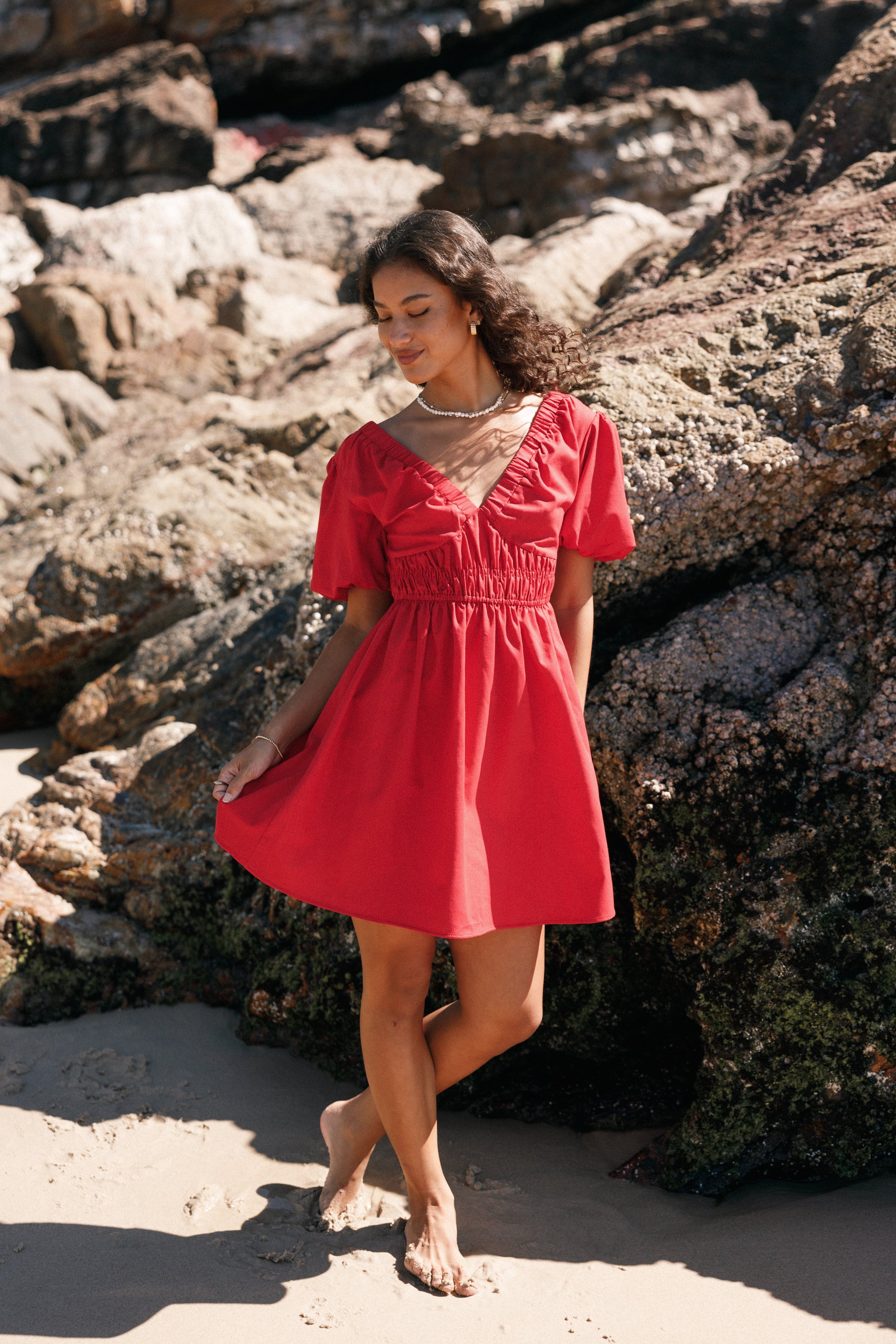 DRESSES Astrid Mini Dress - Red