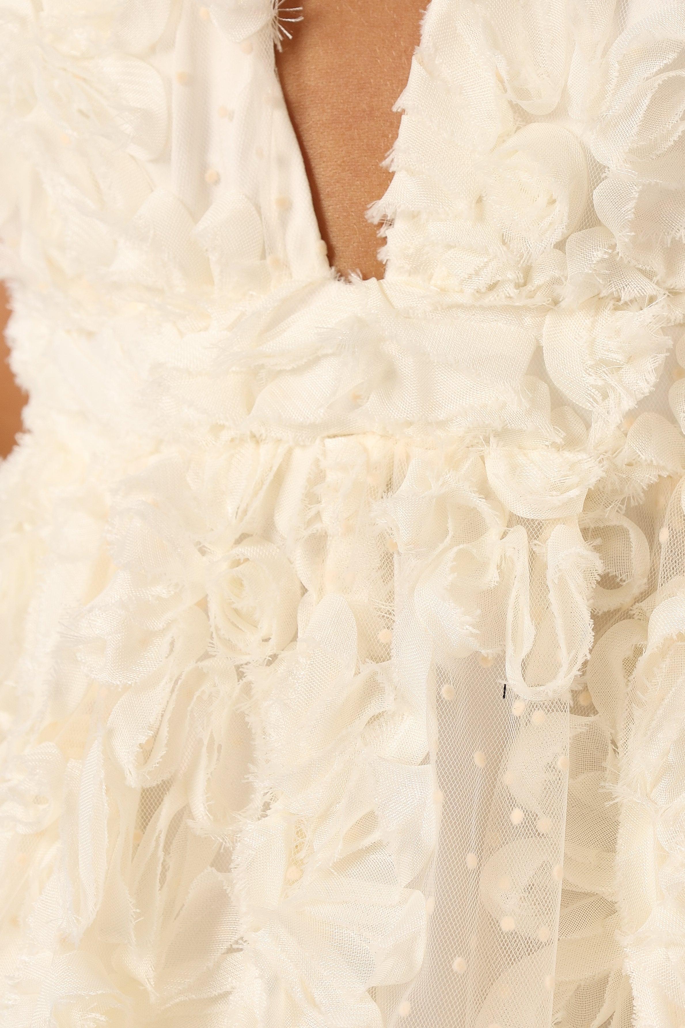 DRESSES @Atti Mini Dress - Cream