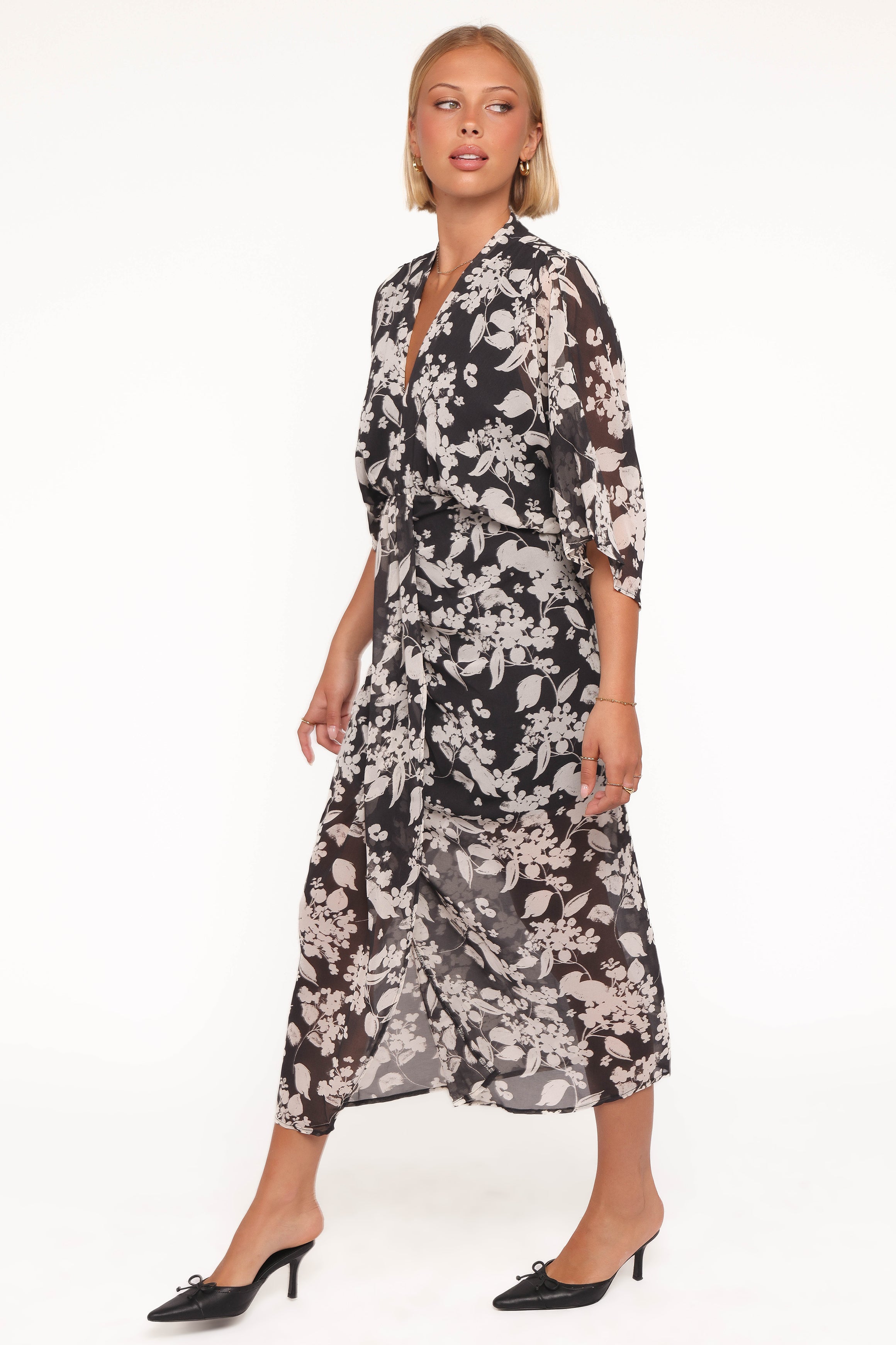 DRESSES Audrina Maxi Dress - Black Floral
