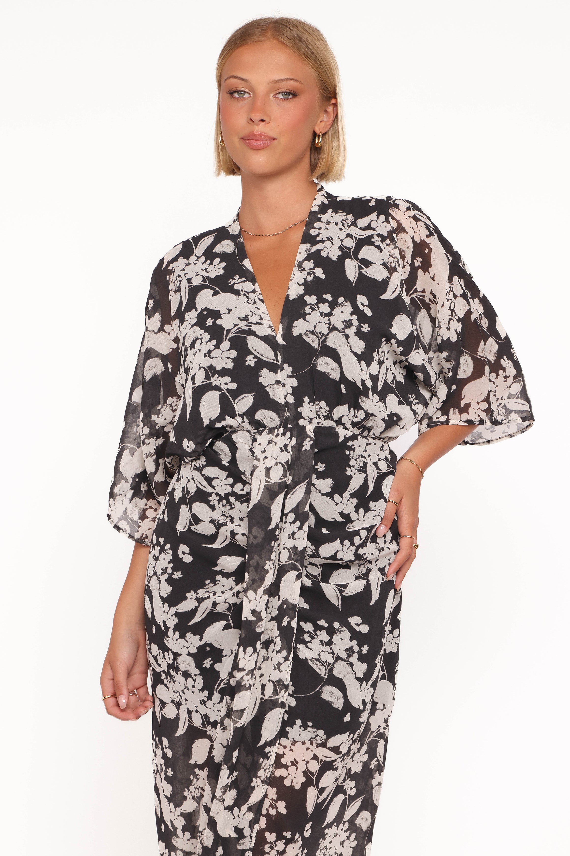 DRESSES Audrina Maxi Dress - Black Floral
