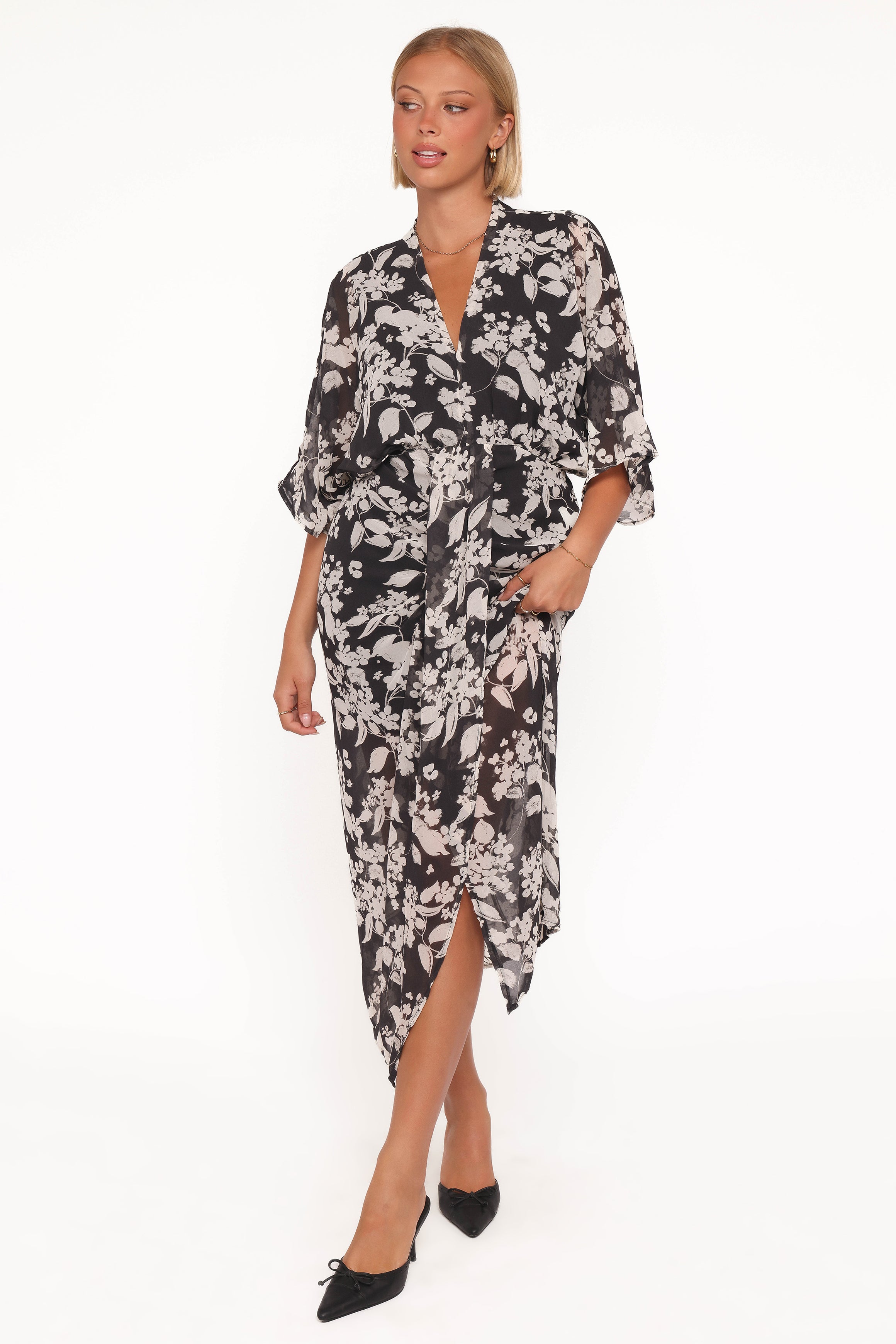 DRESSES Audrina Maxi Dress - Black Floral