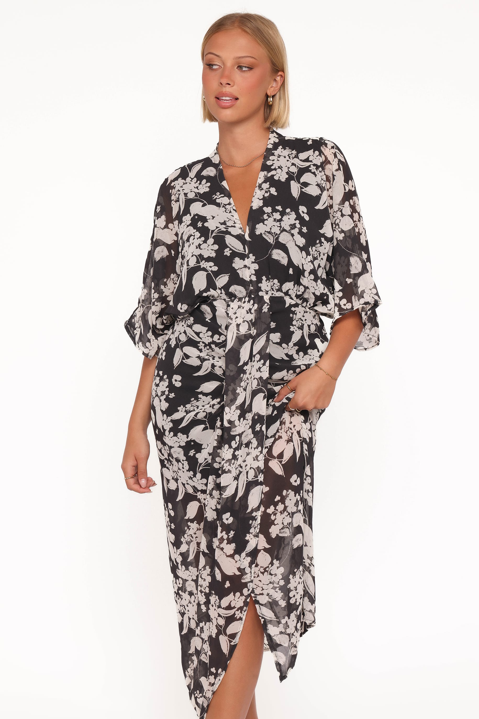 DRESSES Audrina Maxi Dress - Black Floral