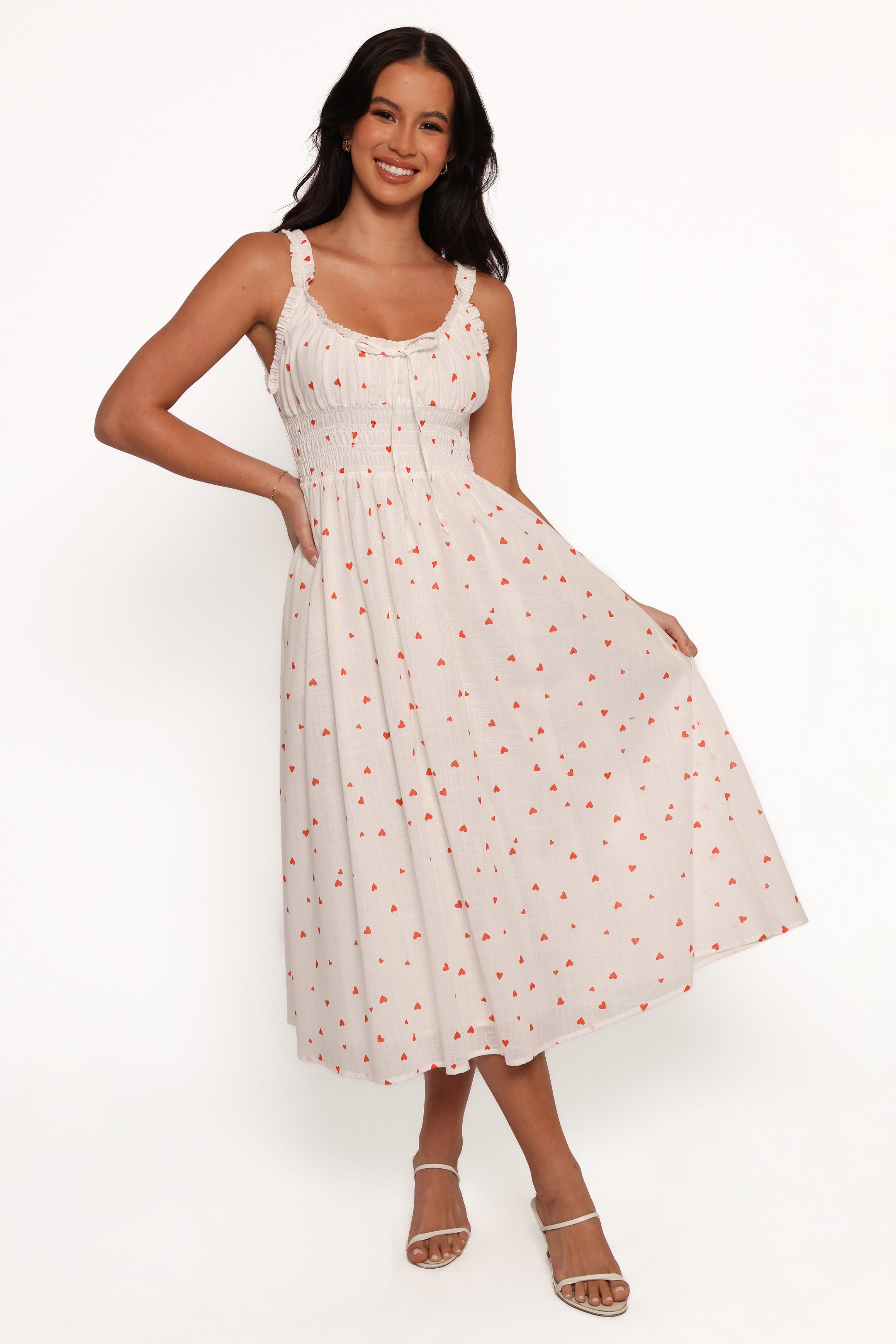 DRESSES Auguste Midi Dress - Ditsy Heart