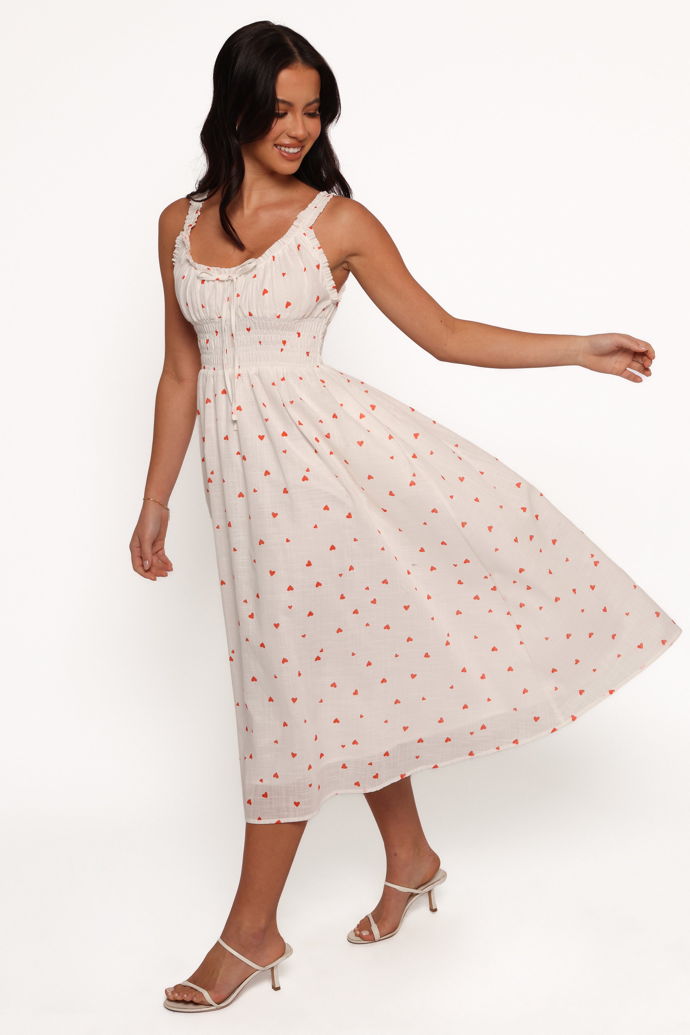 DRESSES Auguste Midi Dress - Ditsy Heart