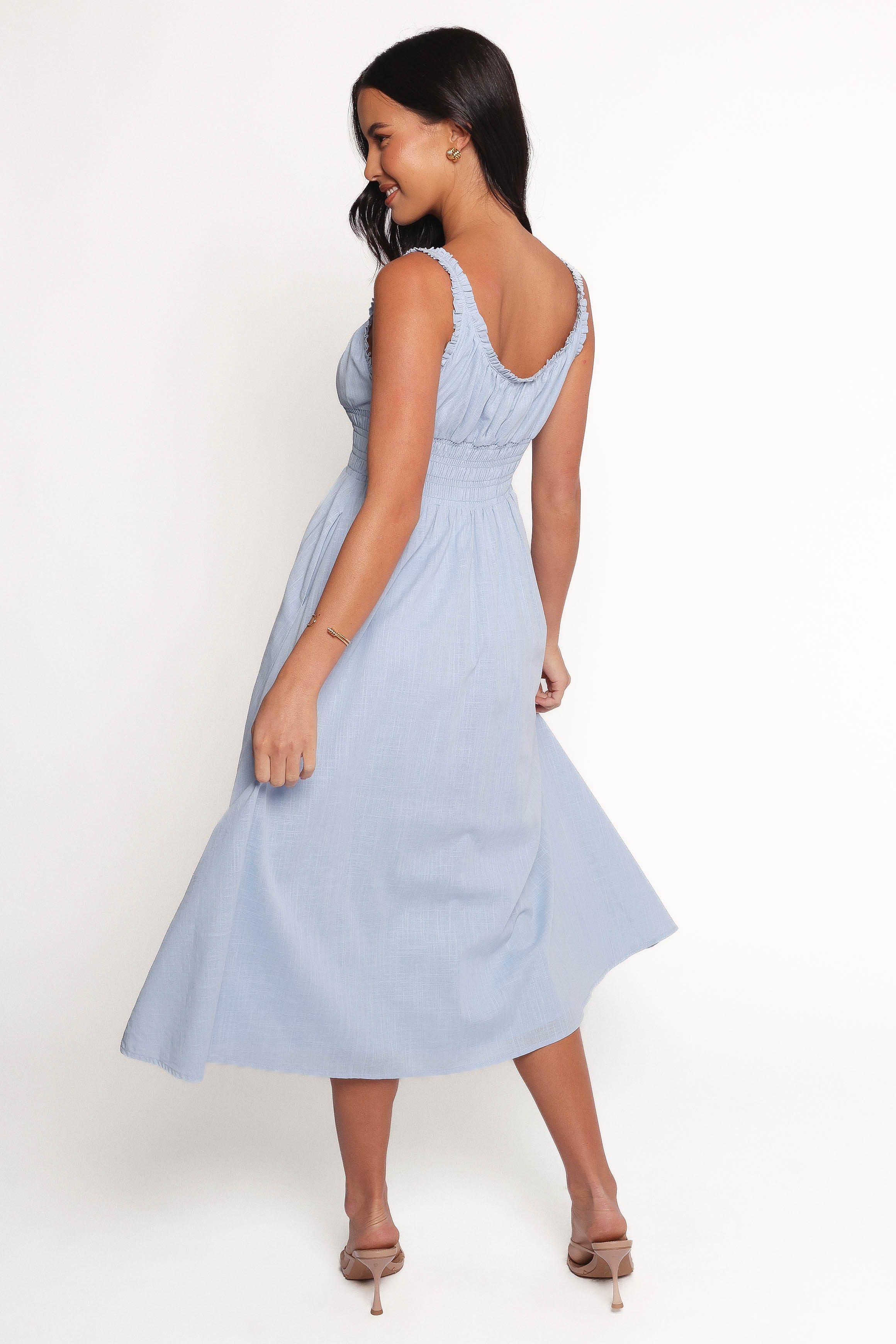 DRESSES Auguste Midi Dress - Pale Blue