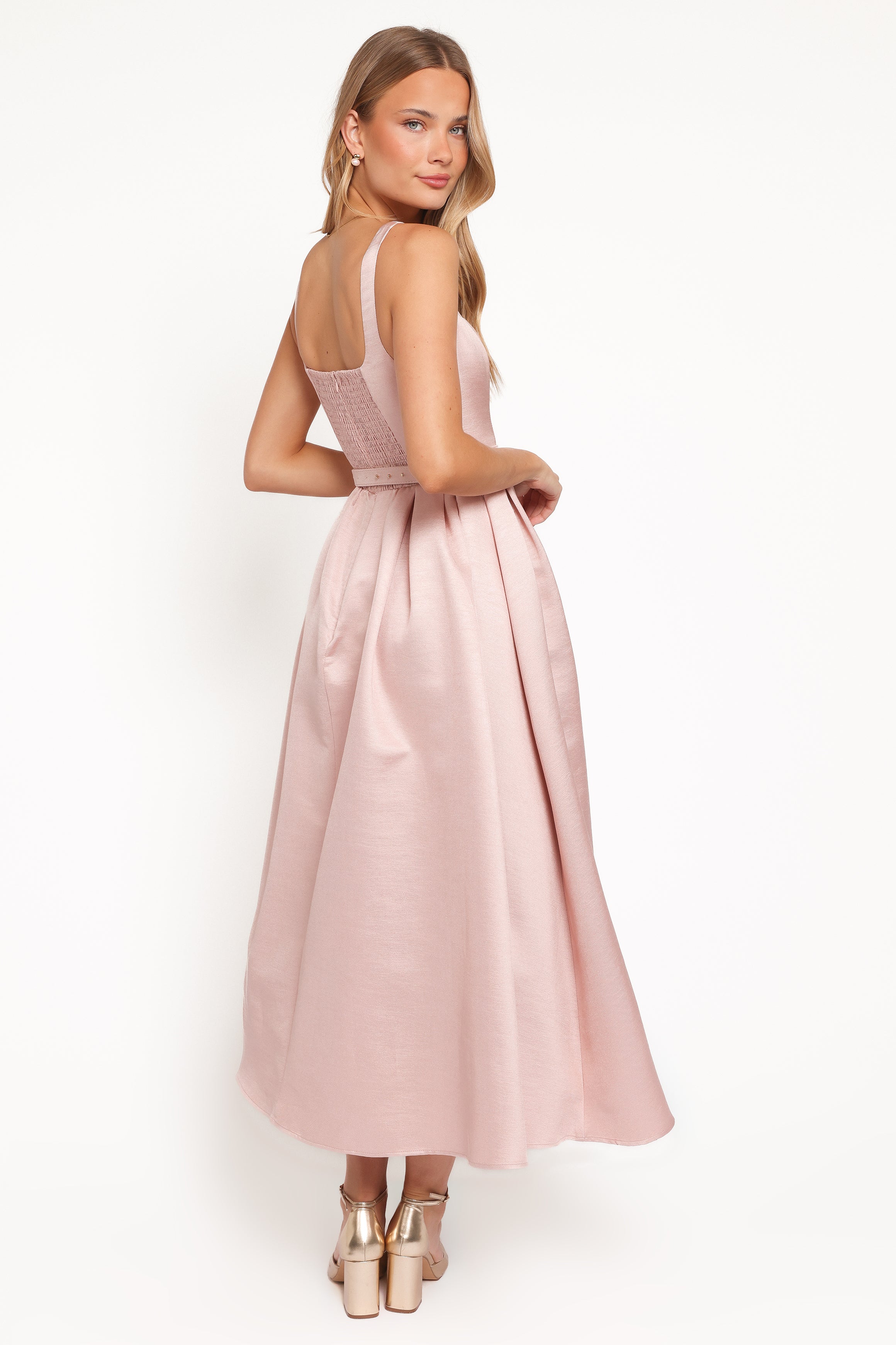 DRESSES Augustine Midi Dress - Dusty Pink