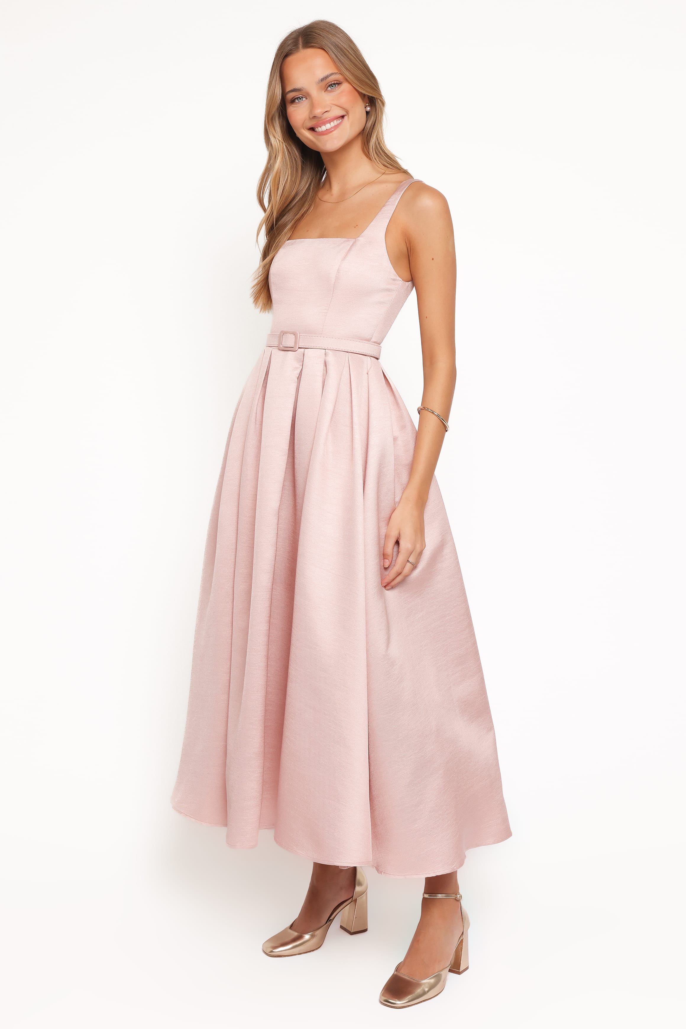 DRESSES Augustine Midi Dress - Dusty Pink