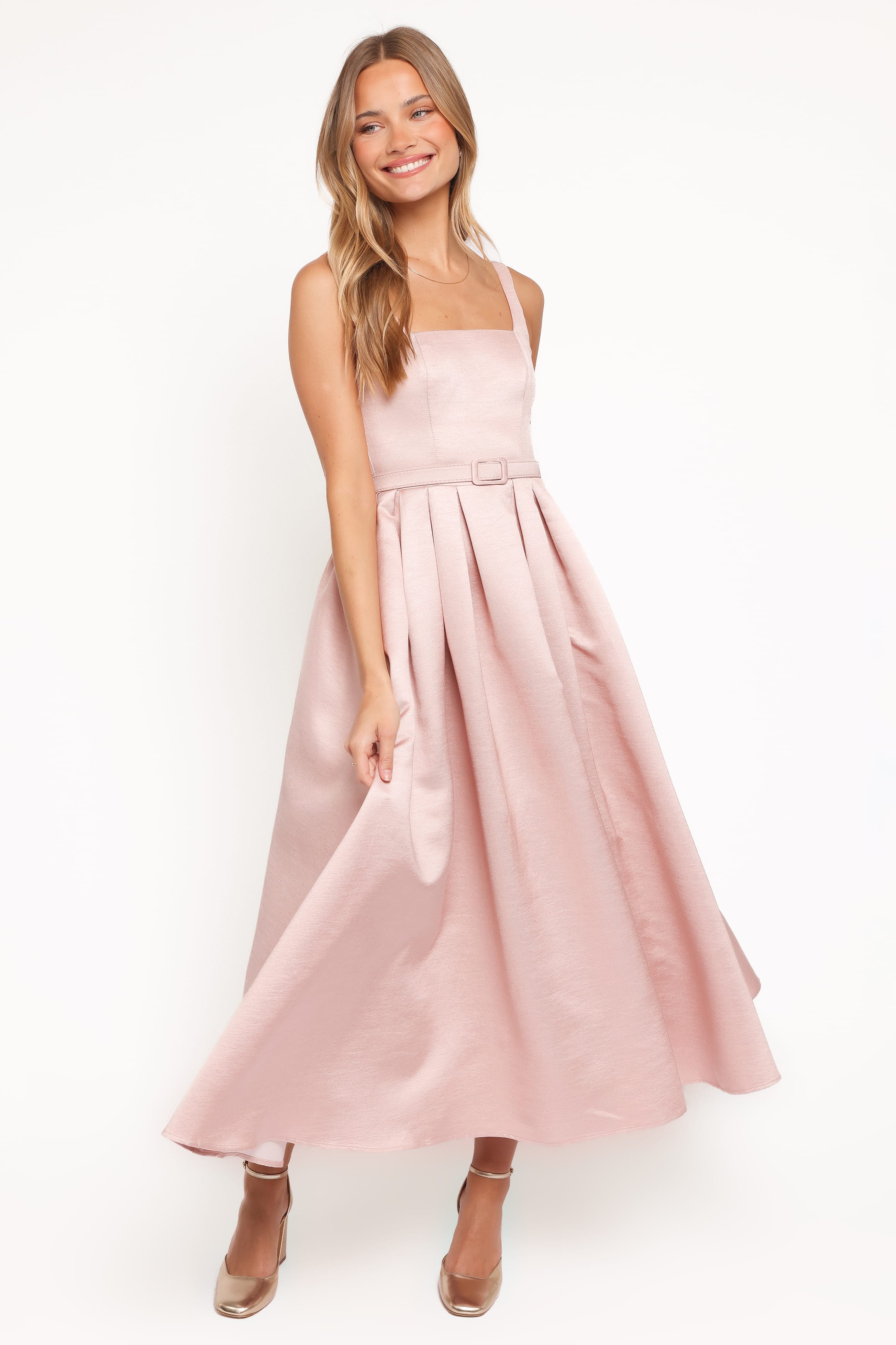 DRESSES Augustine Midi Dress - Dusty Pink