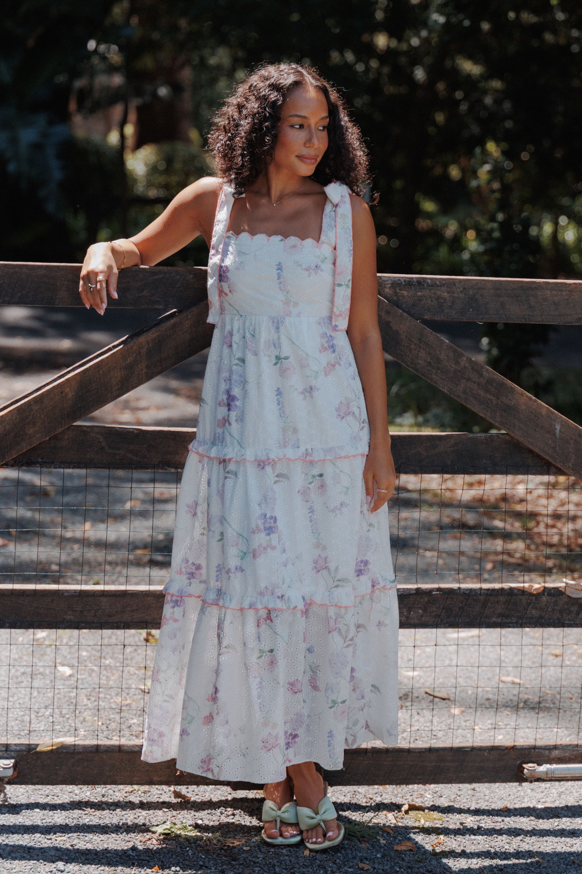 DRESSES Aurelia Maxi Dress - Purple Floral