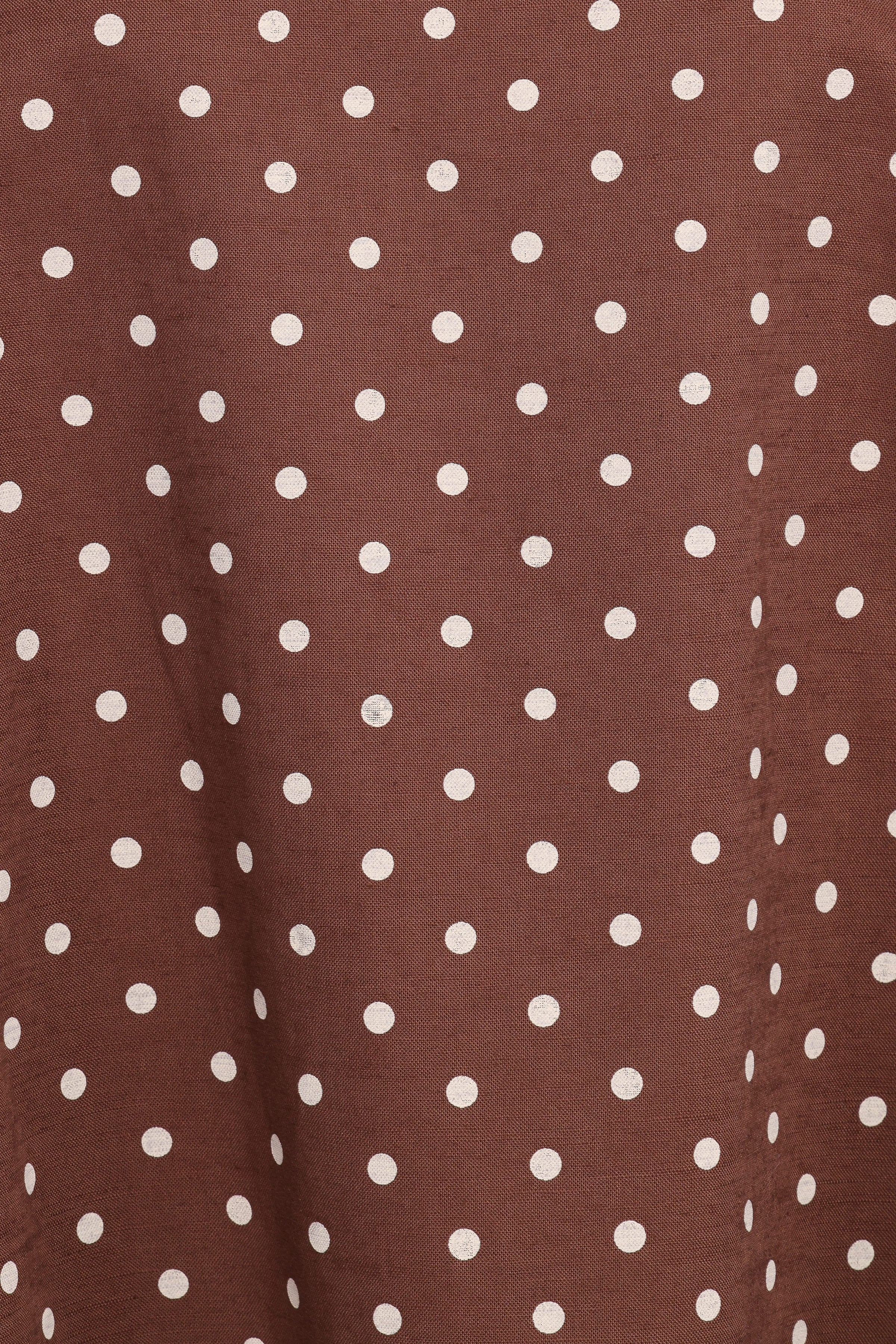 DRESSES Avalyn Mini Dress - Brown Polka Dot