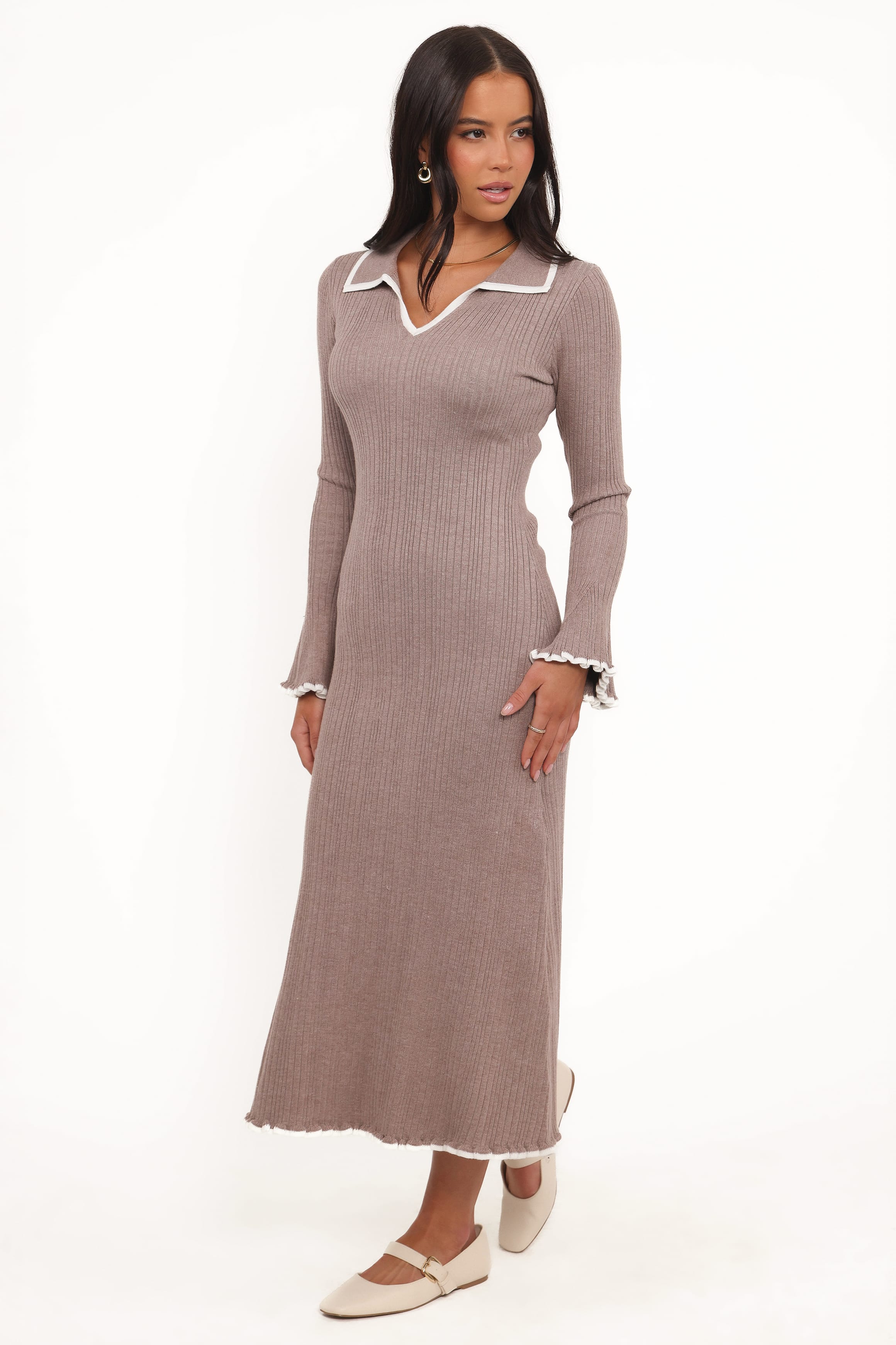 DRESSES Avara Midi Dress - Brown