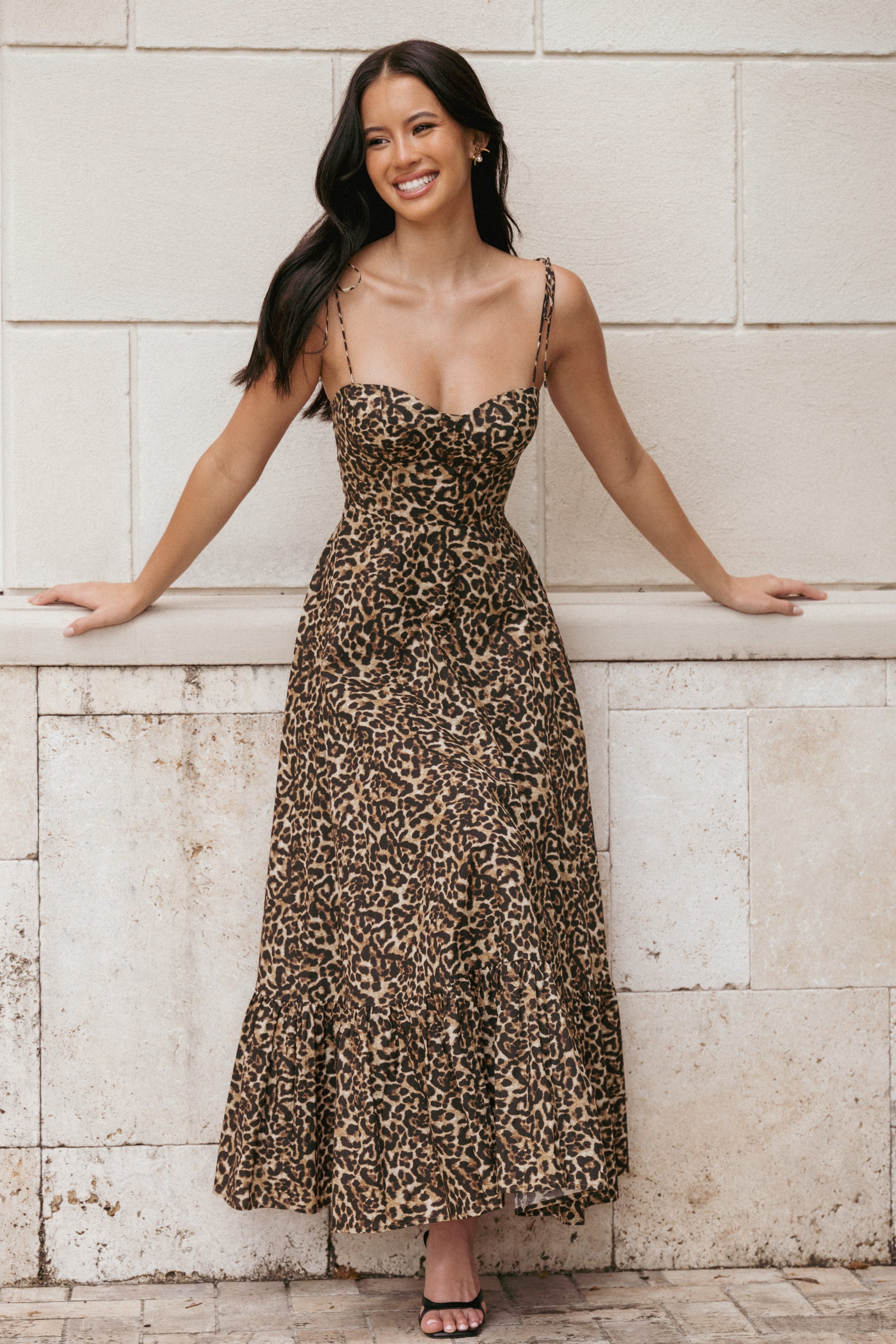 DRESSES Ayana Midi Dress - Leopard