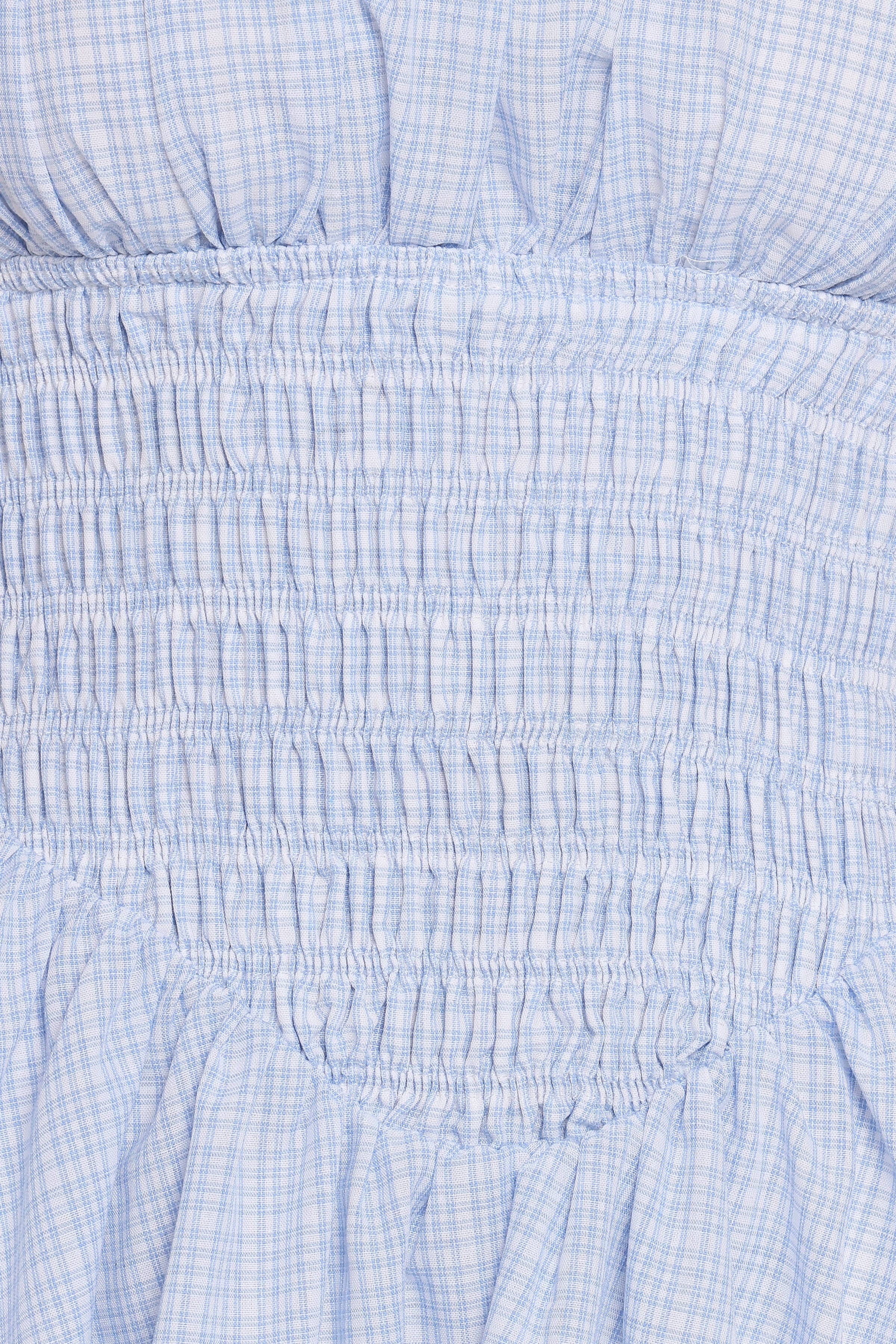 DRESSES Ayla Mini Dress - Blue Gingham