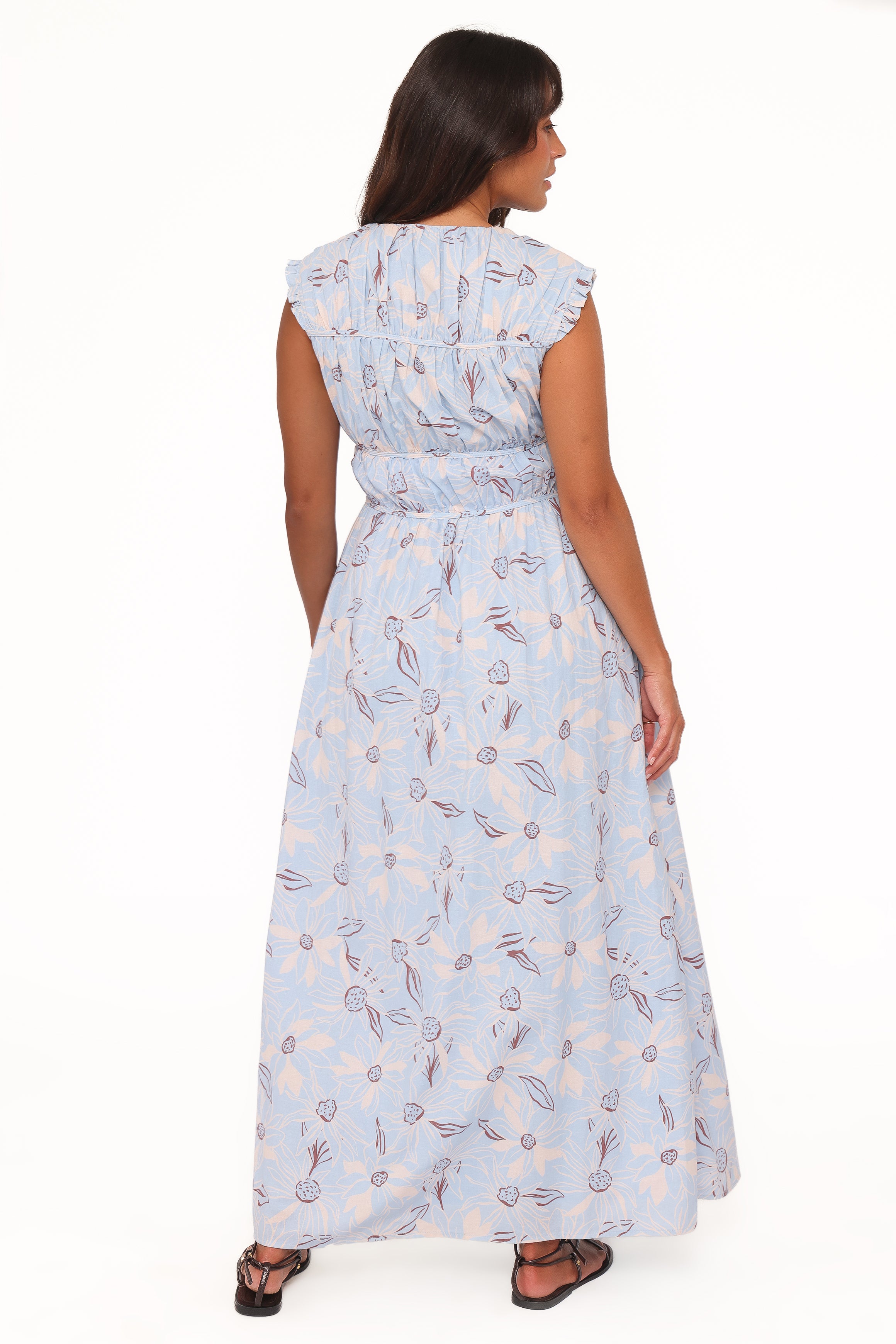 DRESSES Bancroft Maxi Dress - Blue Flannel Floral