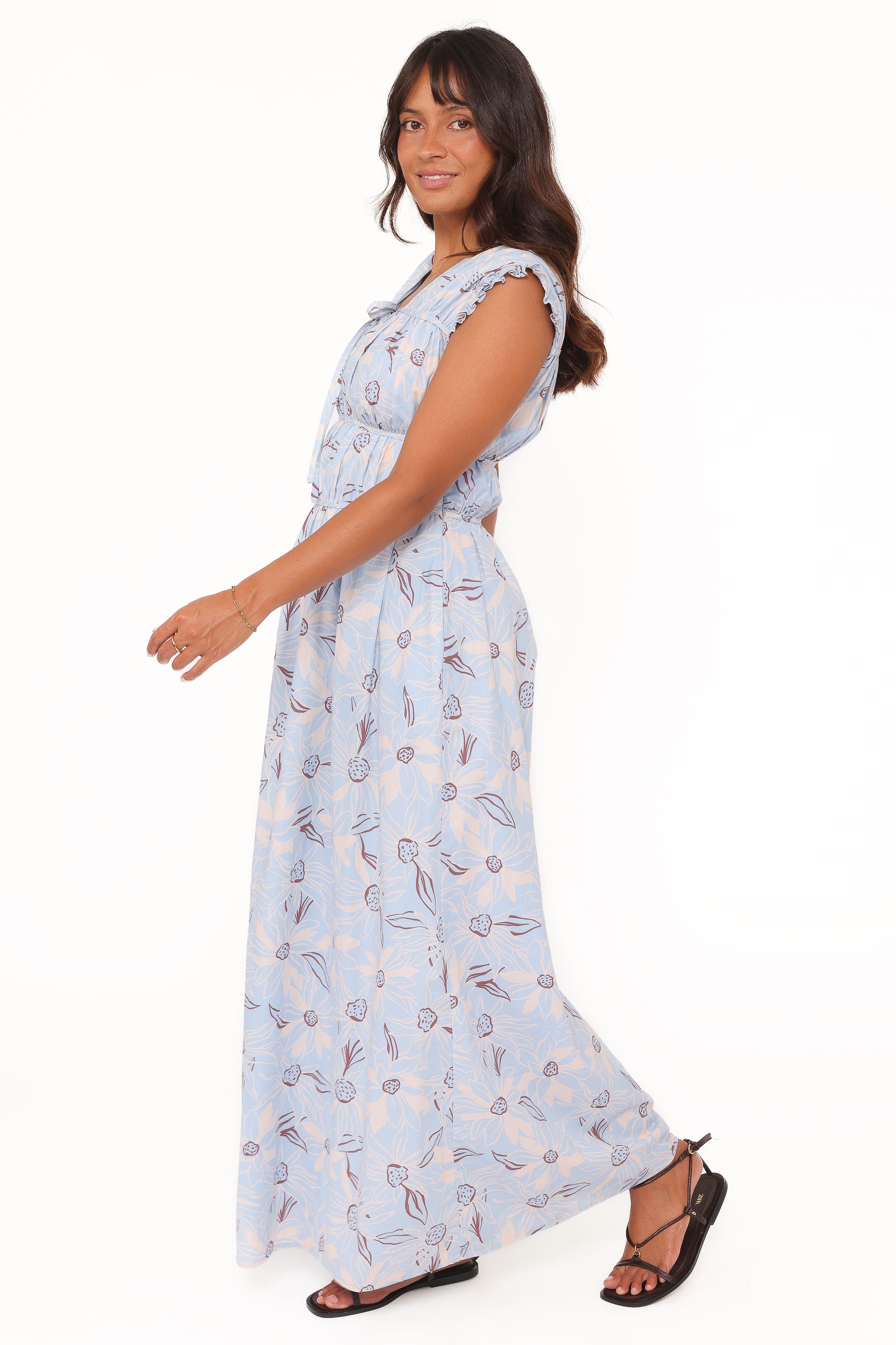 DRESSES Bancroft Maxi Dress - Blue Flannel Floral