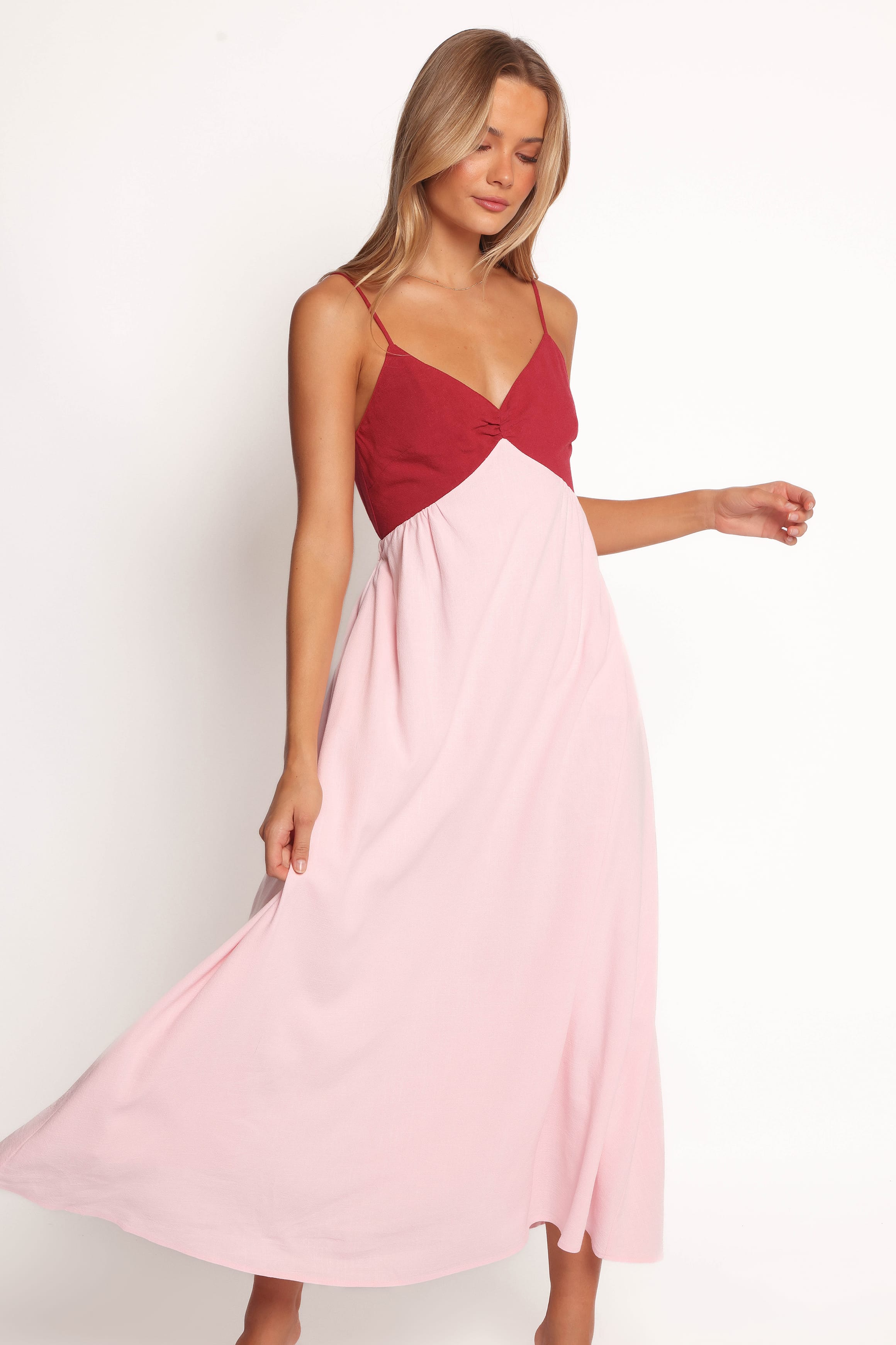 DRESSES Beatriz Midi Dress - Red/Pink