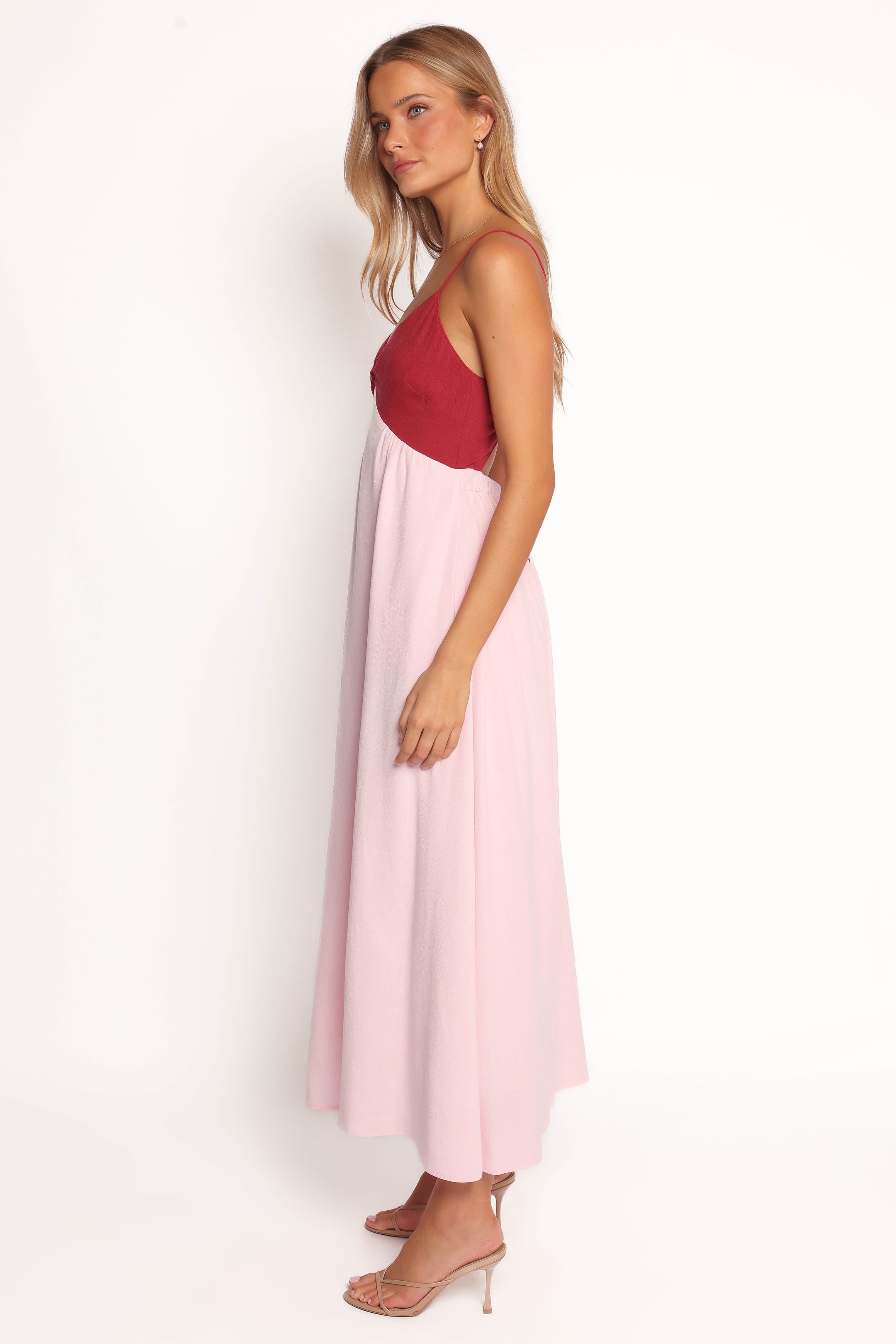 DRESSES Beatriz Midi Dress - Red/Pink