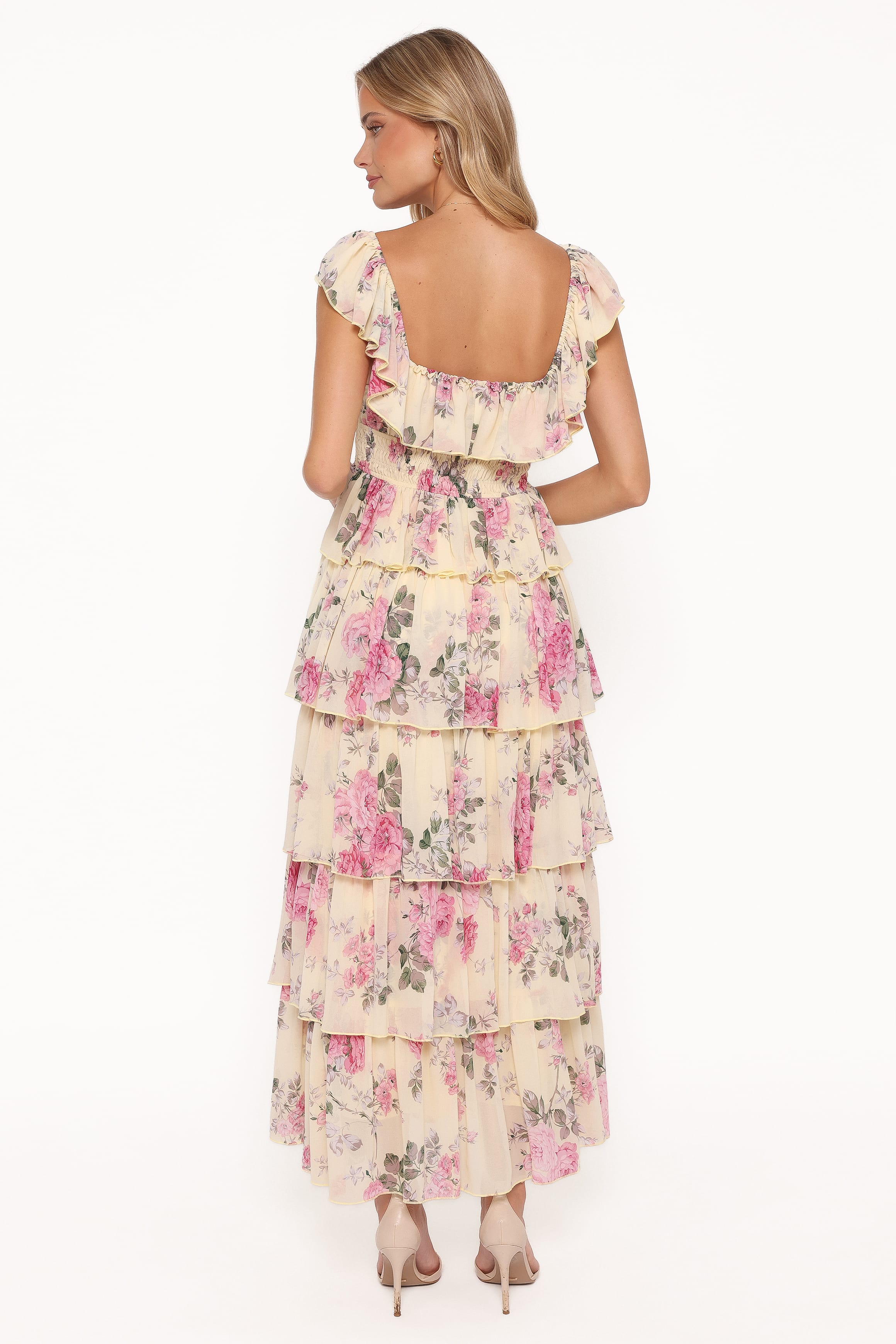 DRESSES Belle Maxi Dress - Yellow Floral
