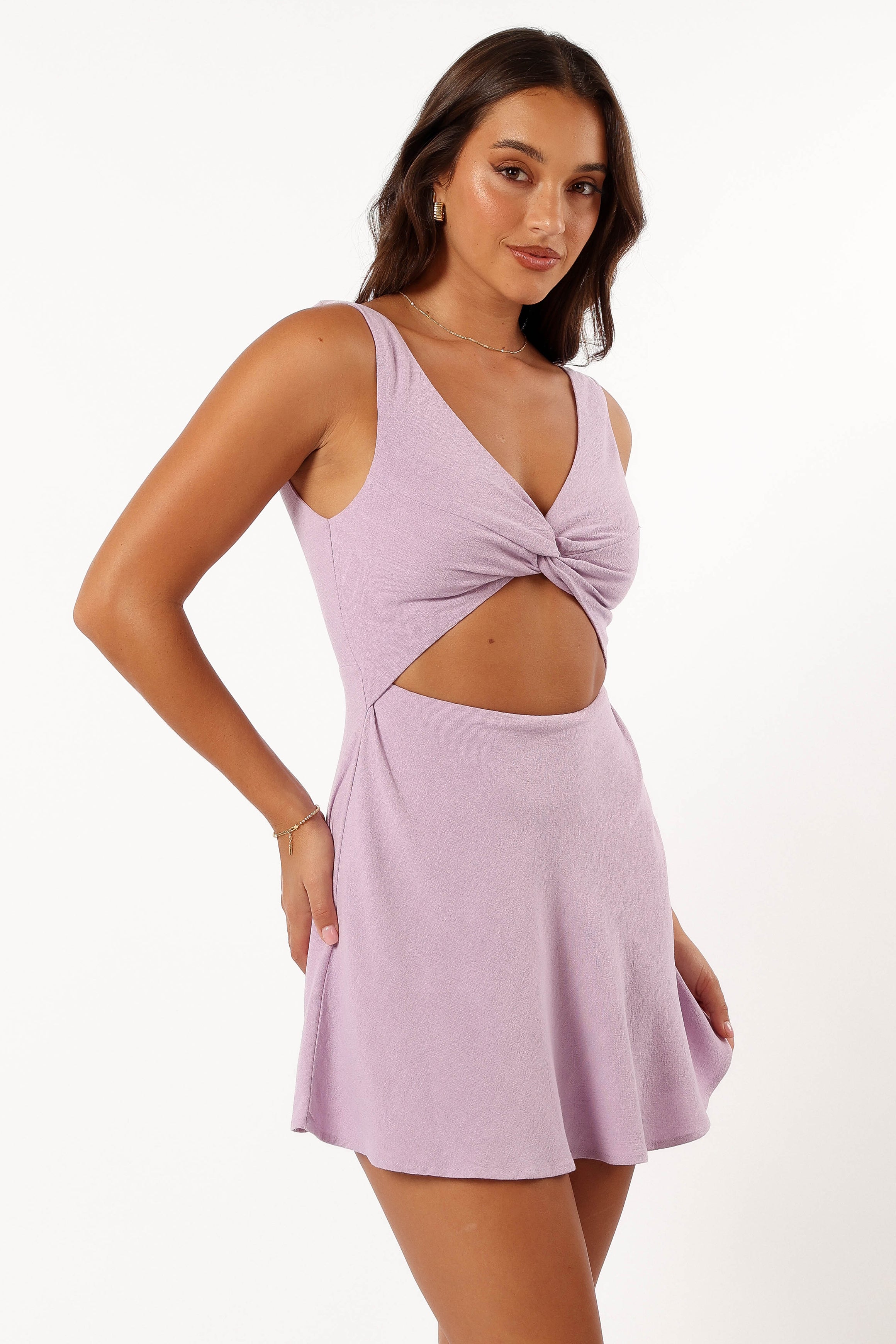 DRESSES @Benji Mini Dress - Lilac