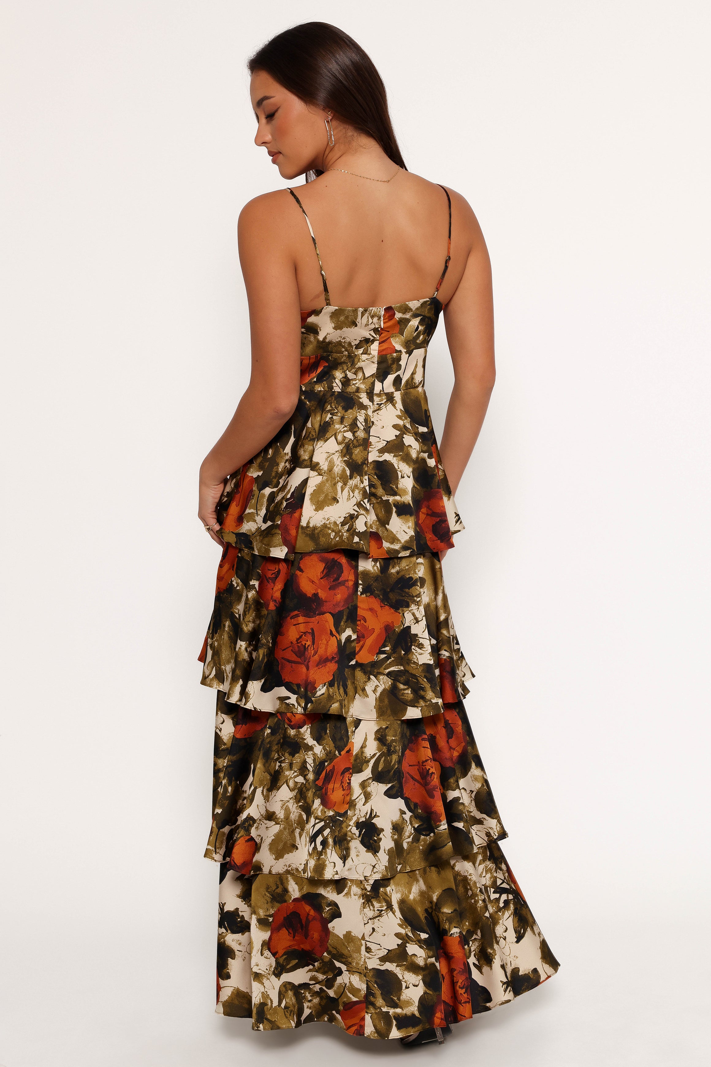 DRESSES Benny Maxi Dress - Rust/Olive