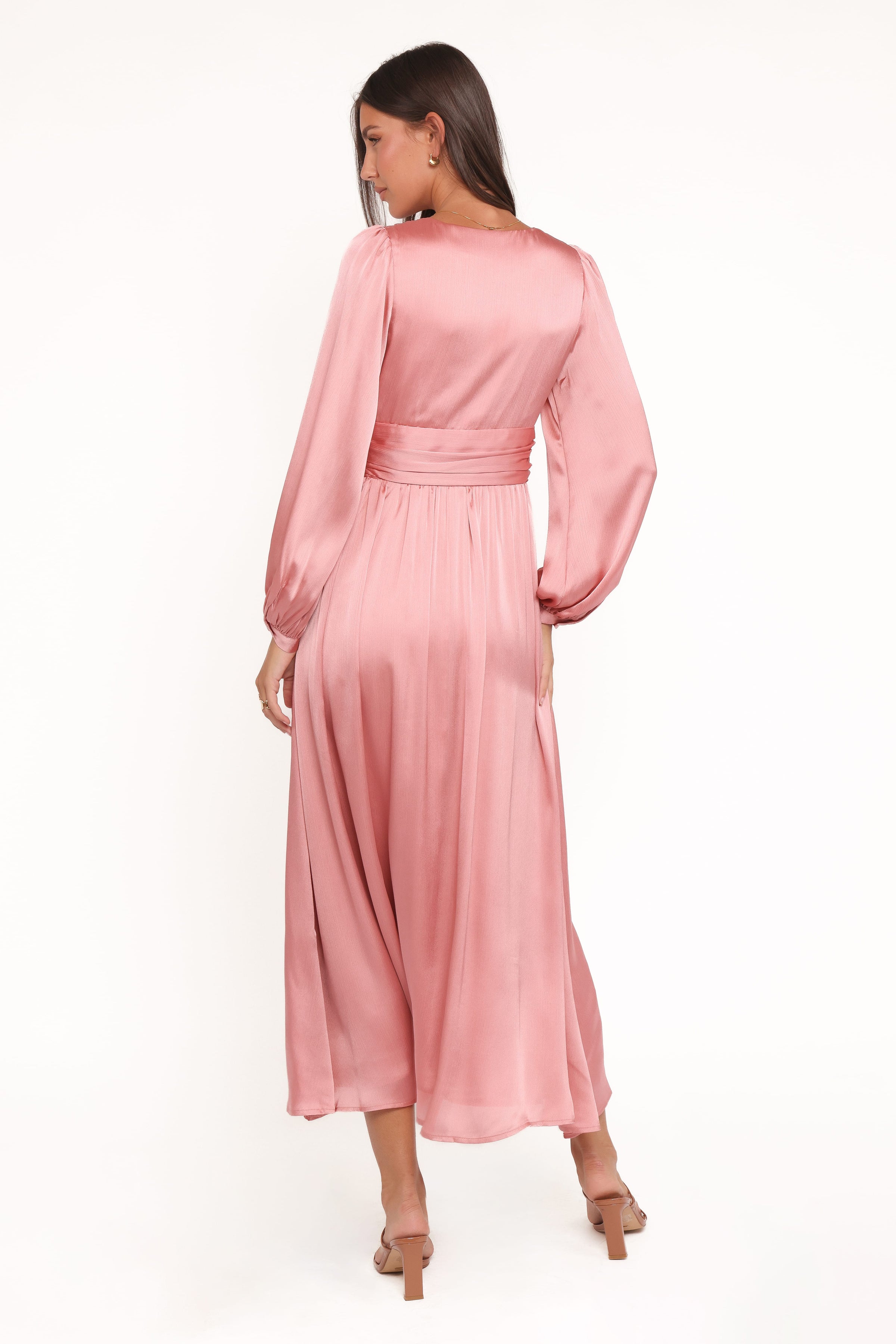 DRESSES Bethanny Long Sleeve Maxi Dress - Rose