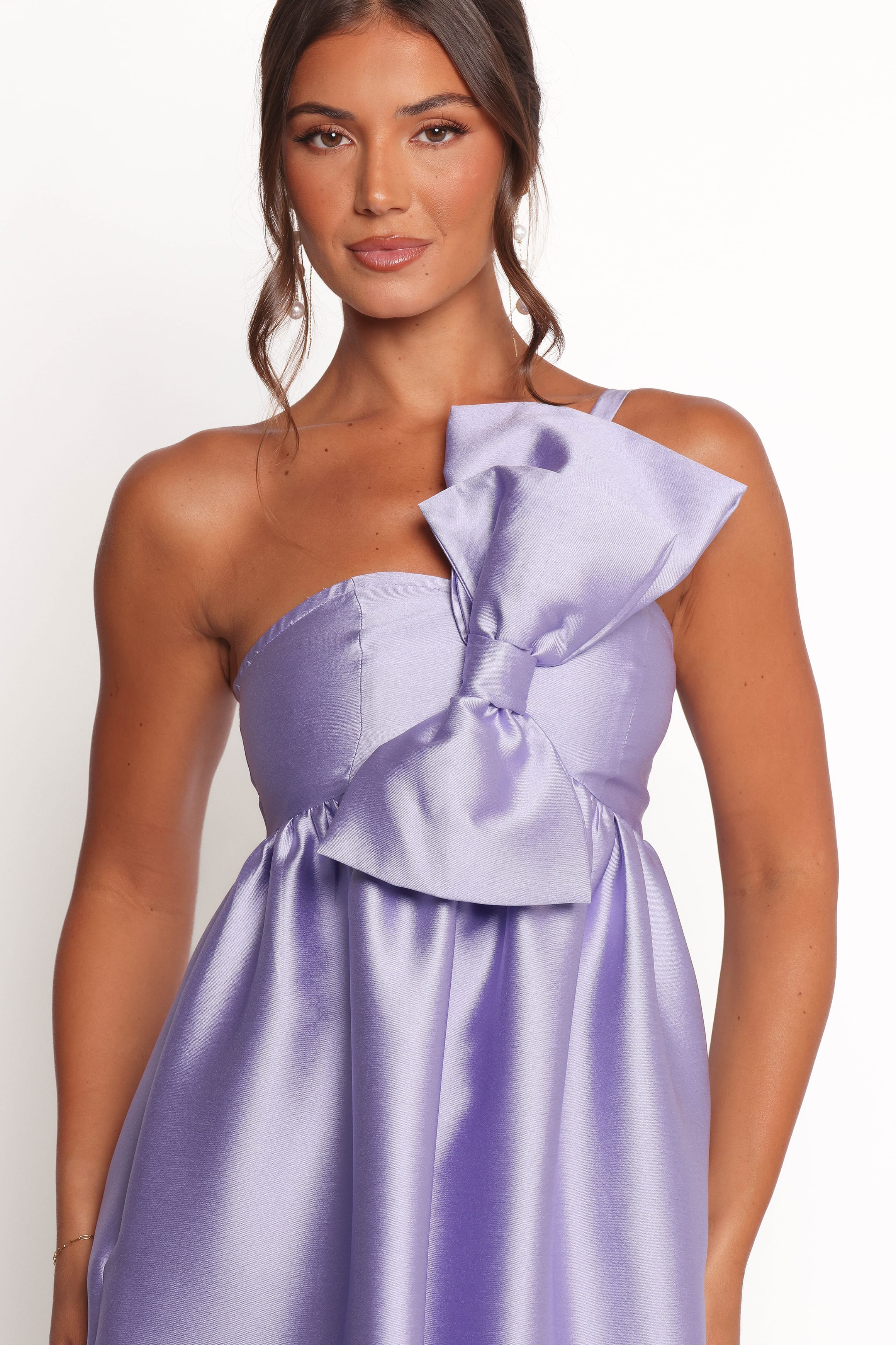 DRESSES Betina Bow Front Maxi Dress - Lilac