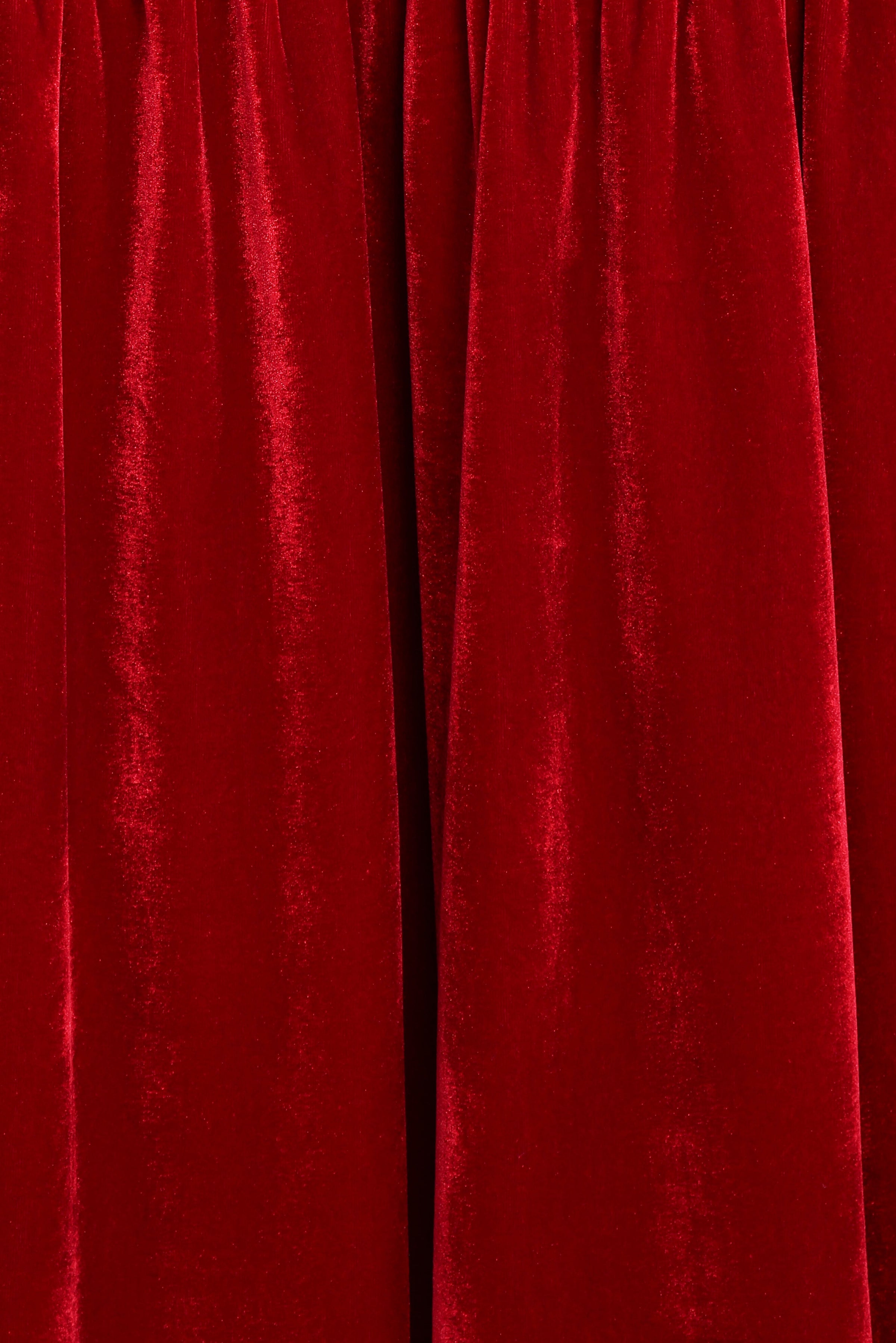 DRESSES Betina Bow Front Maxi Dress - Red Velvet