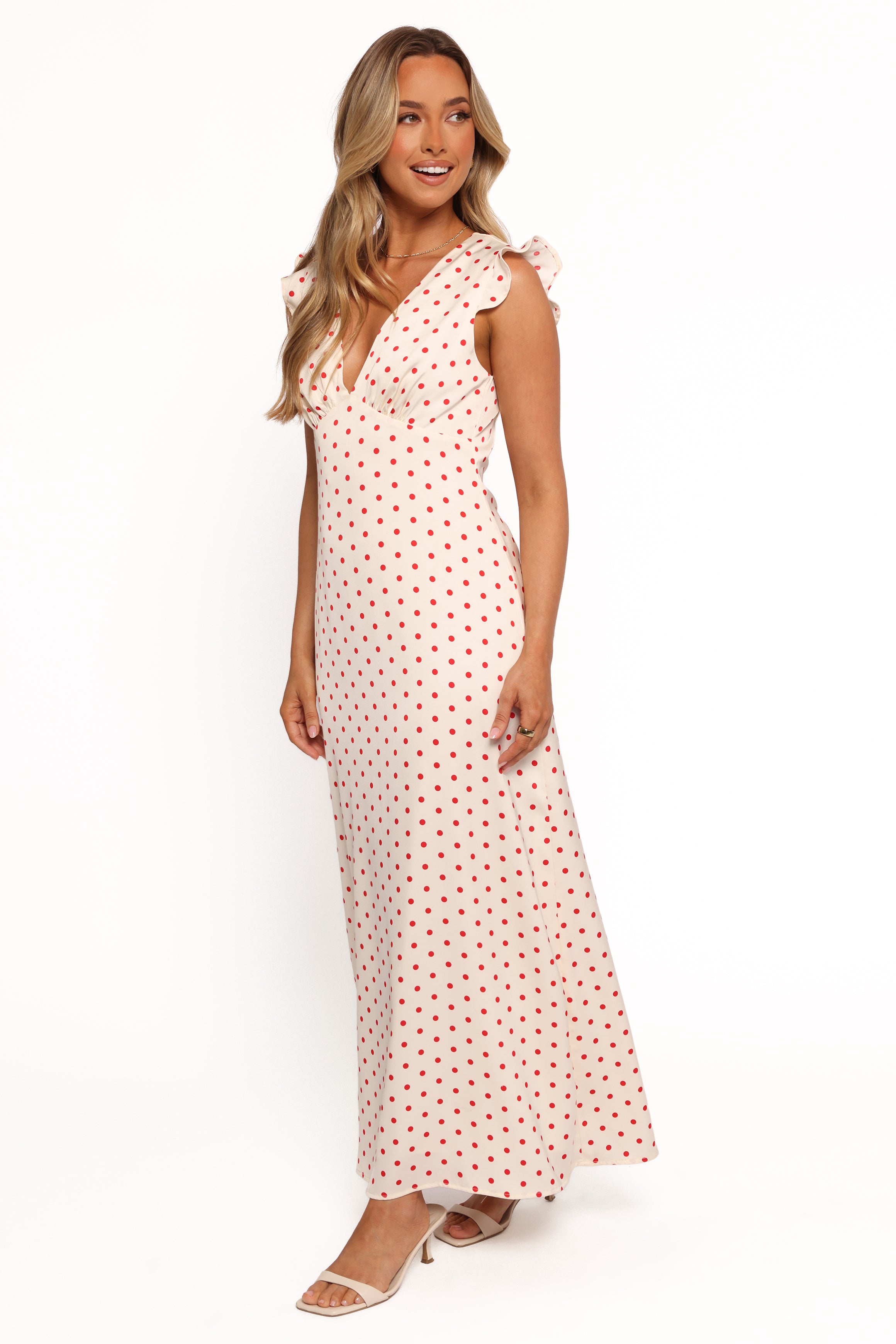 DRESSES Bette Midi Dress - Red Polka Dot