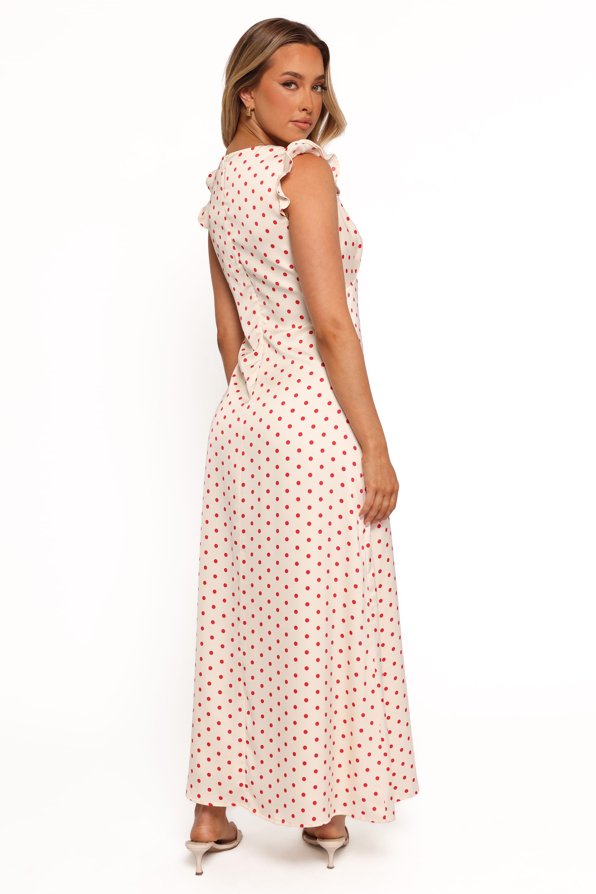 DRESSES Bette Midi Dress - Red Polka Dot
