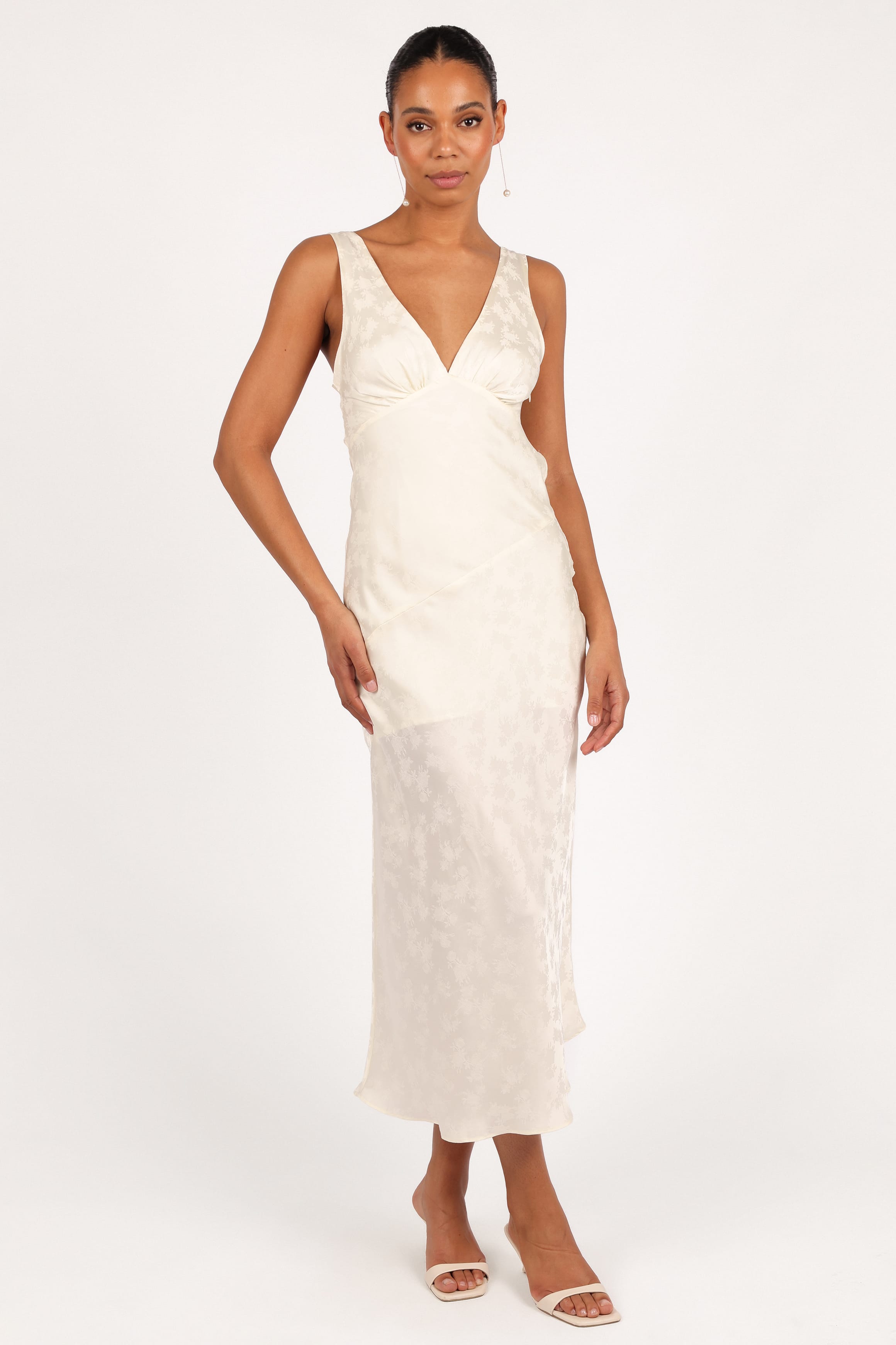 DRESSES Billie Midi Dress - Ivory