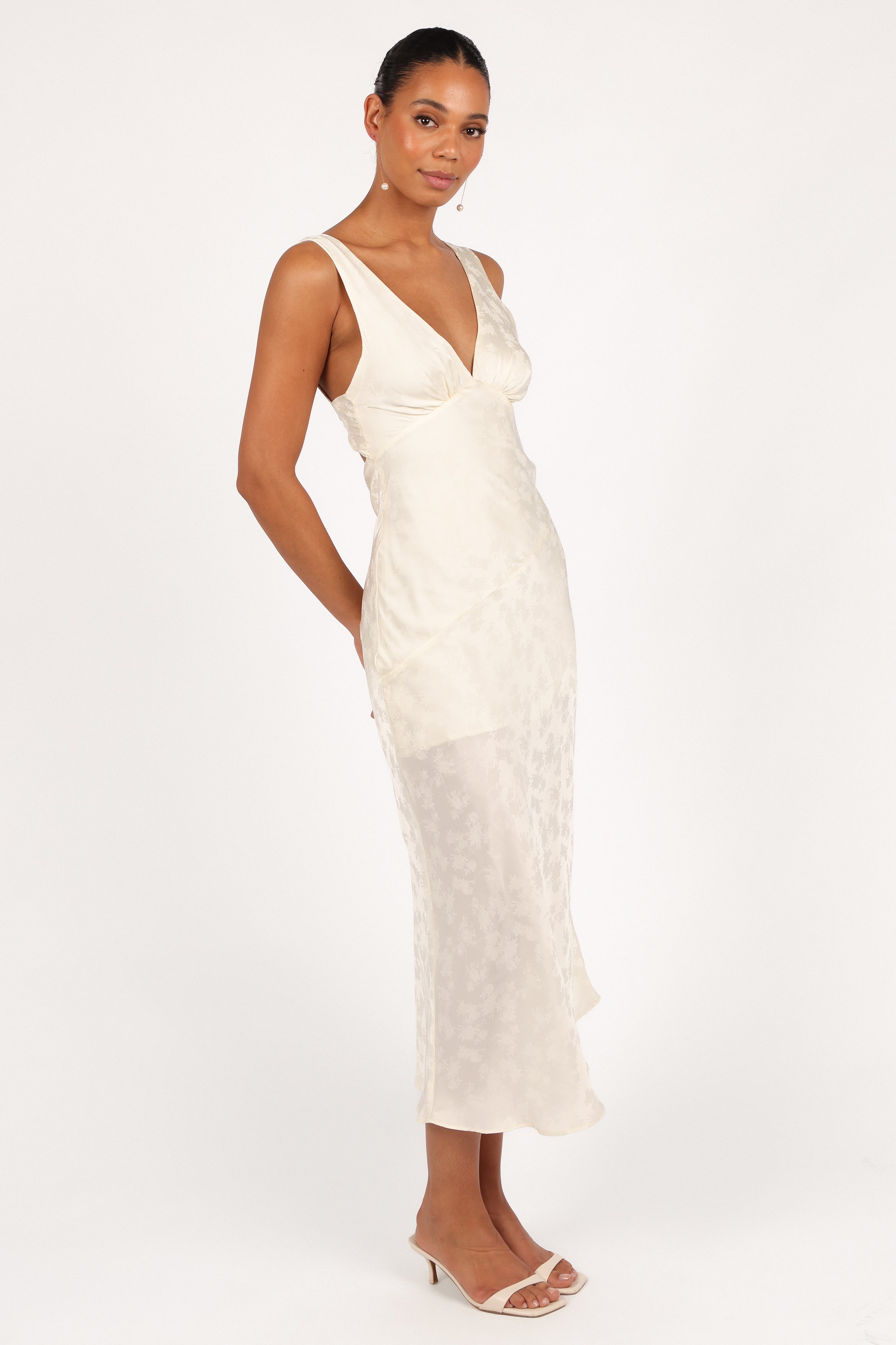 DRESSES Billie Midi Dress - Ivory