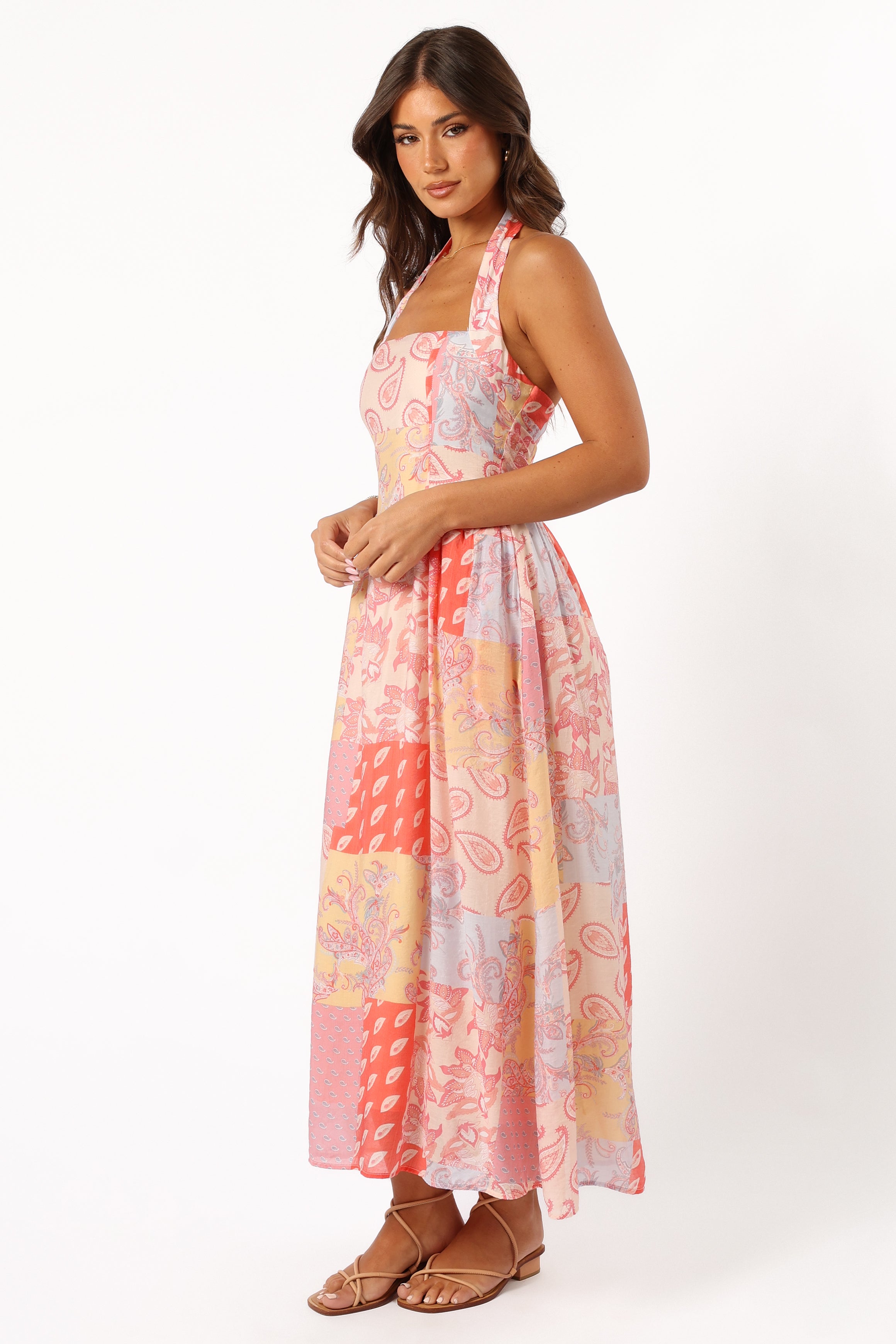 DRESSES @Blaire Maxi Dress - Pink Multi