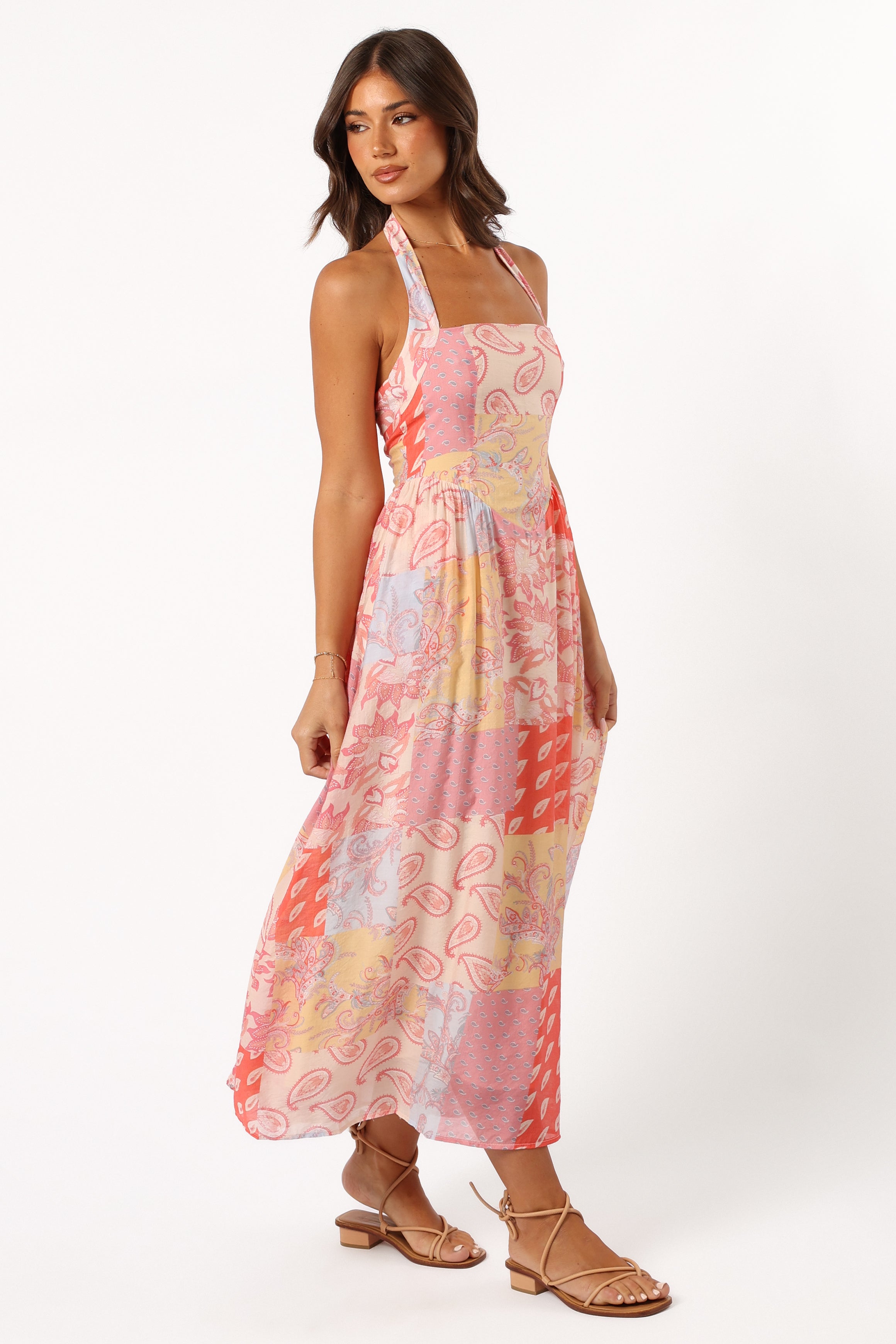 DRESSES @Blaire Maxi Dress - Pink Multi