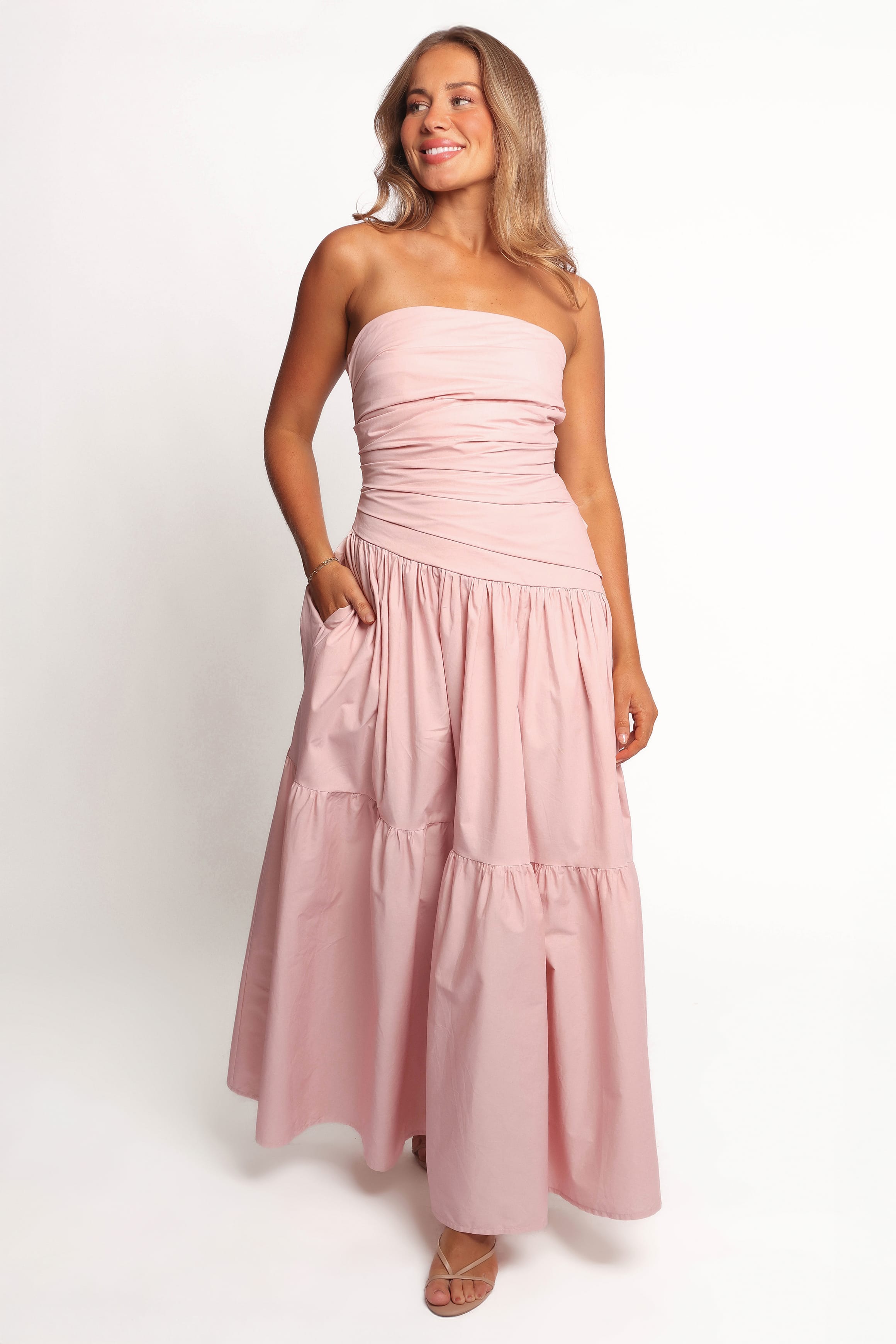 DRESSES Blanche Strapless Maxi Dress - Orchid