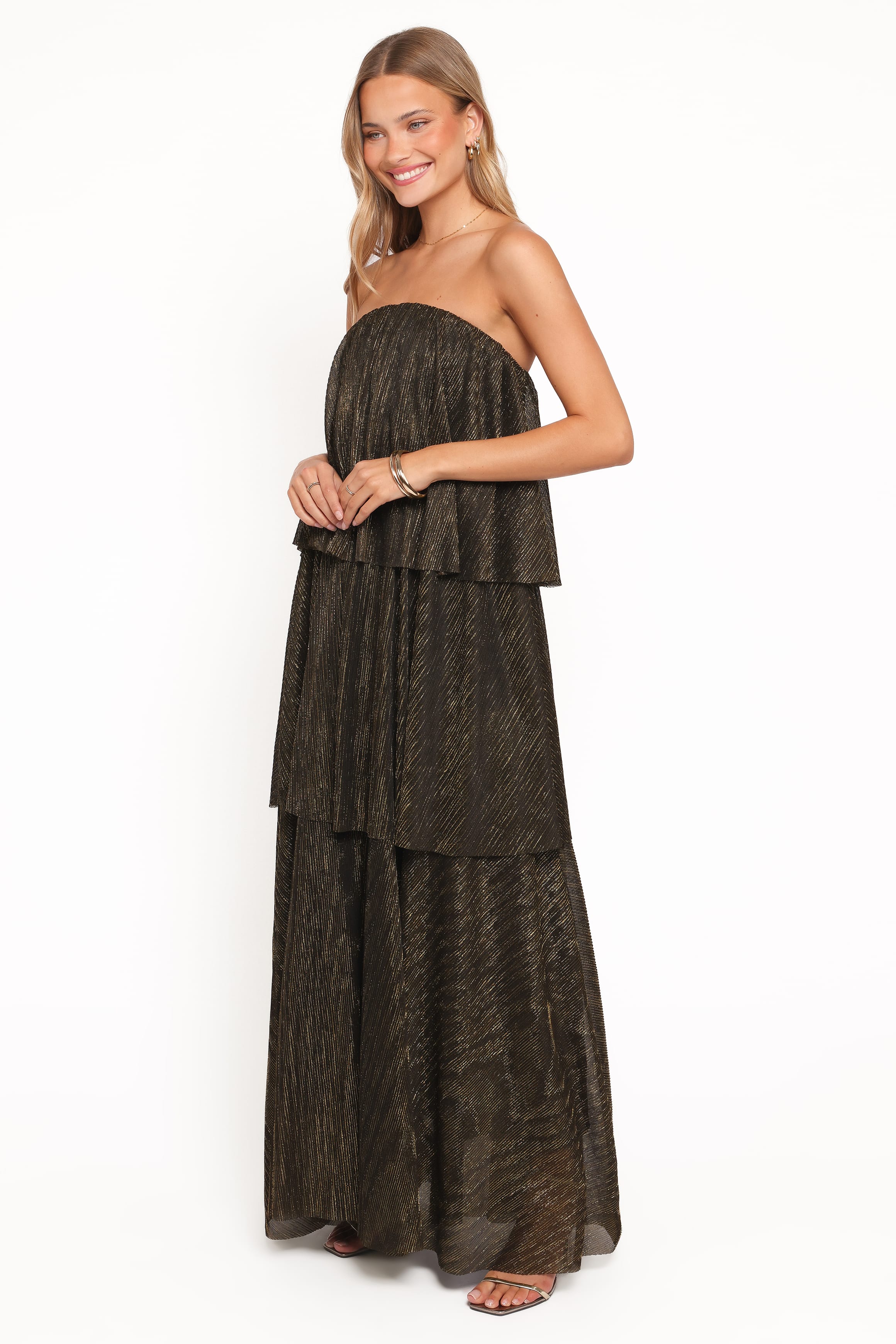 DRESSES Bloom Strapless Maxi Dress - Black