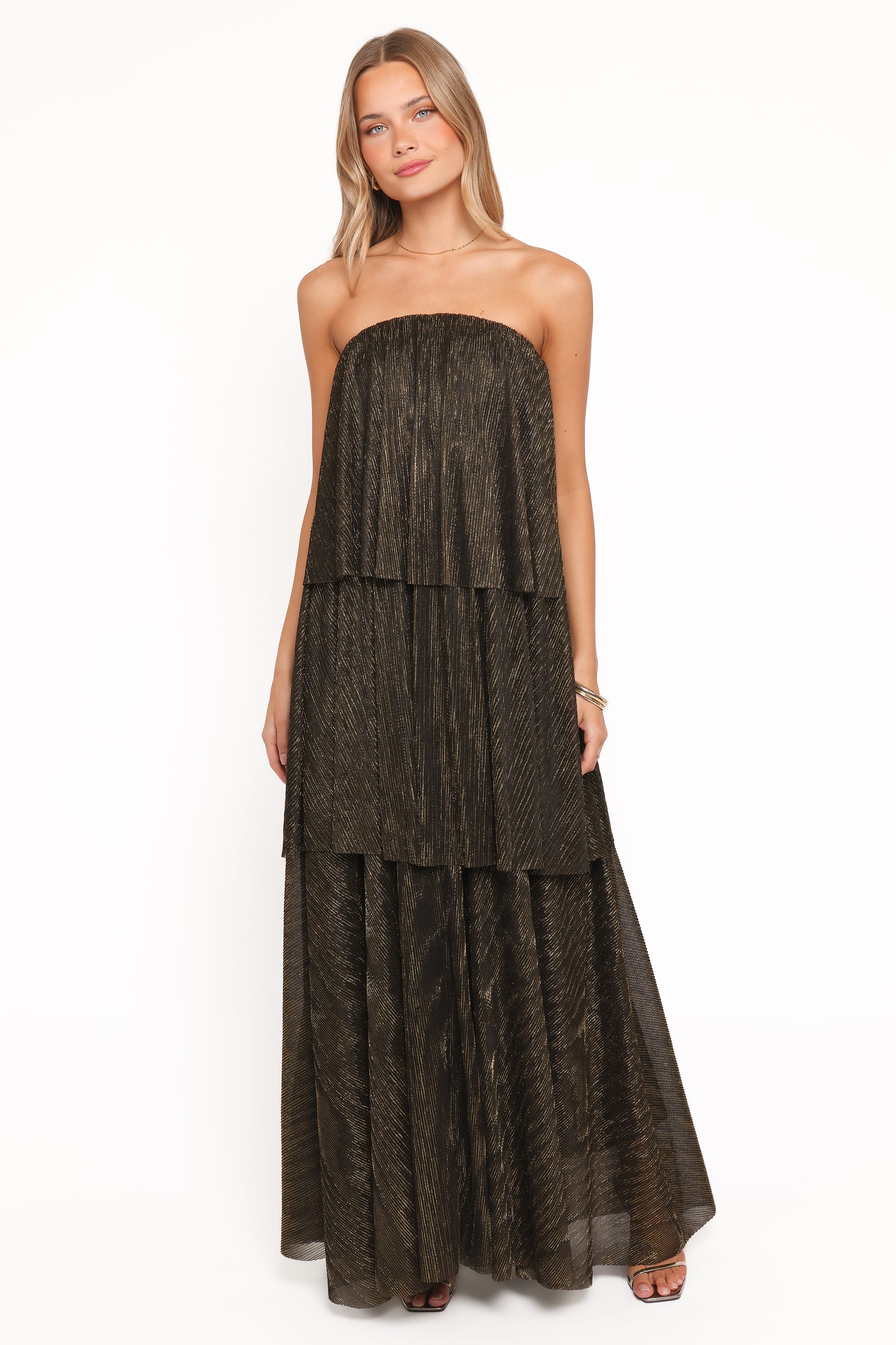 DRESSES Bloom Strapless Maxi Dress - Black