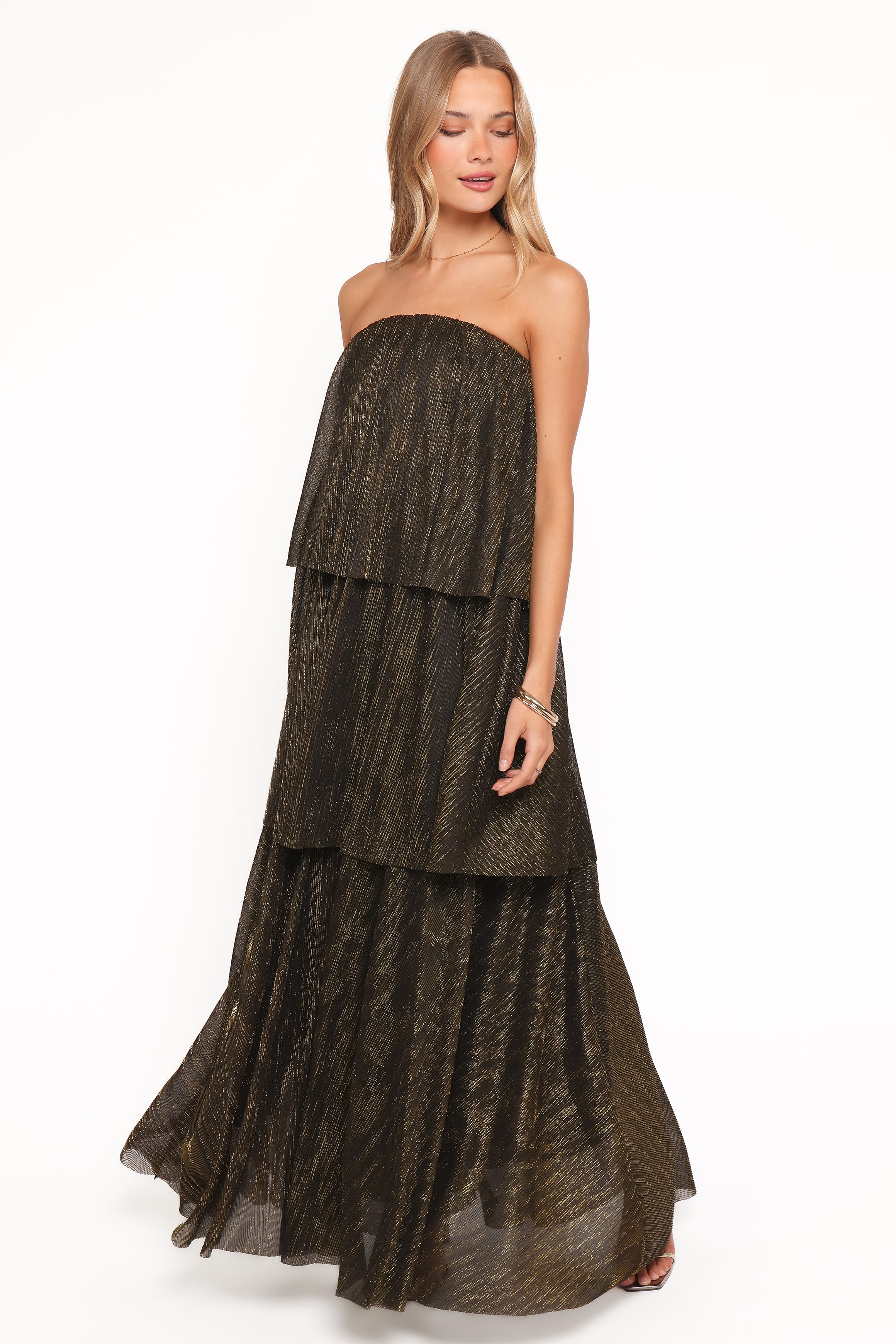DRESSES Bloom Strapless Maxi Dress - Black