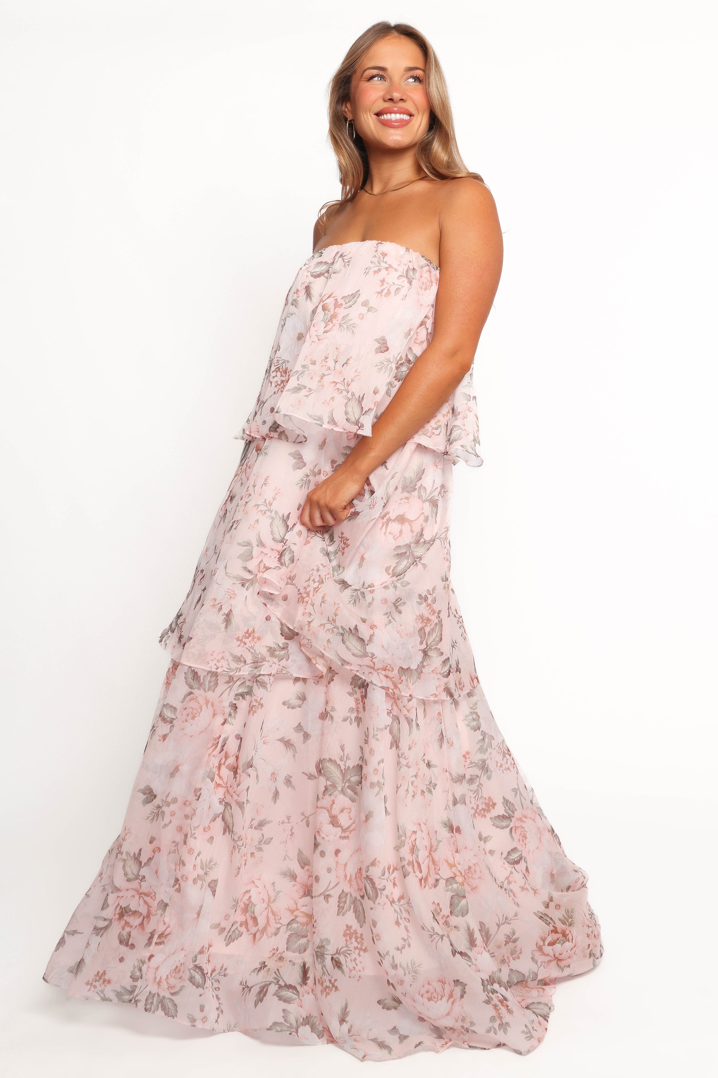 DRESSES Bloom Strapless Maxi Dress - Floral