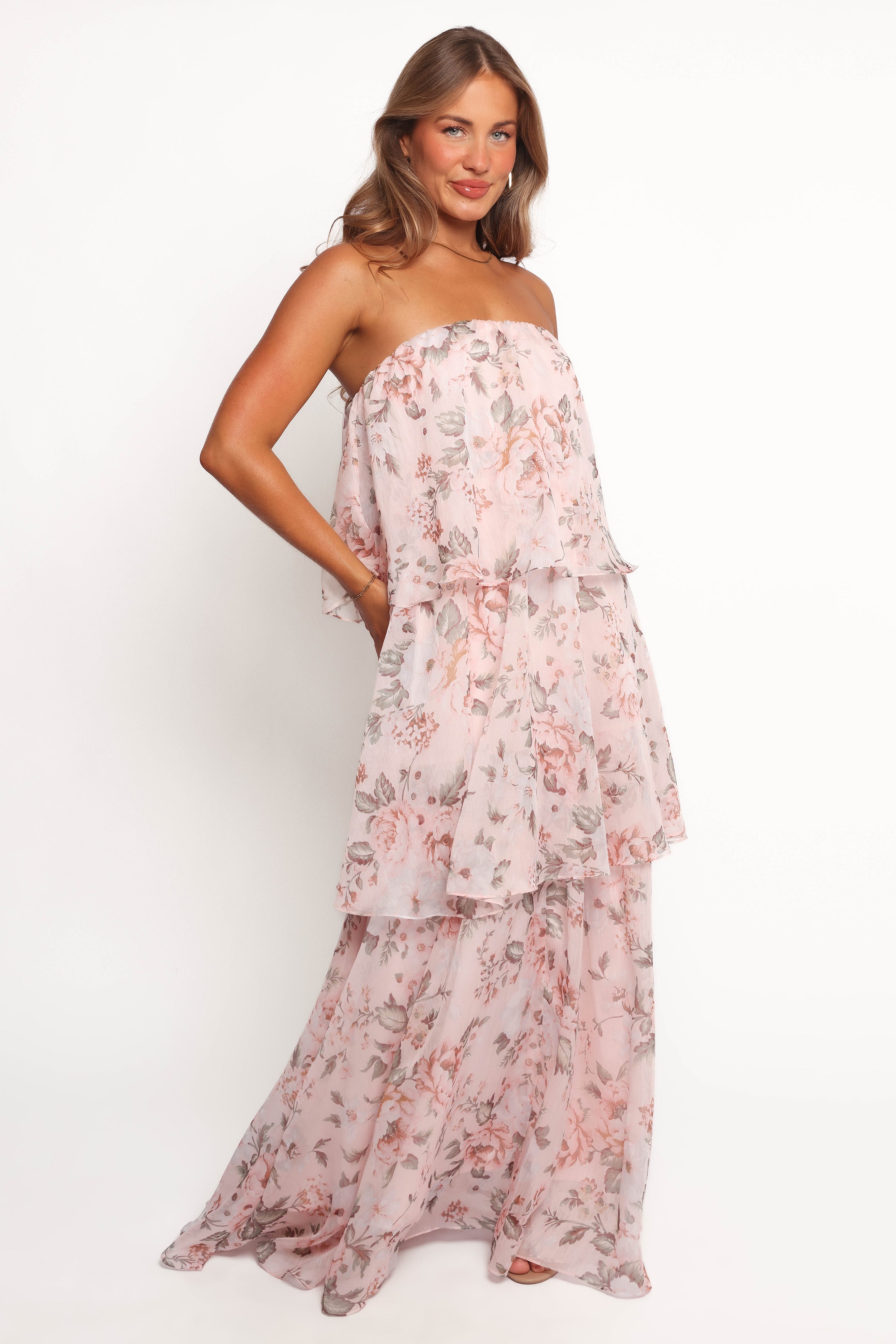 DRESSES Bloom Strapless Maxi Dress - Floral