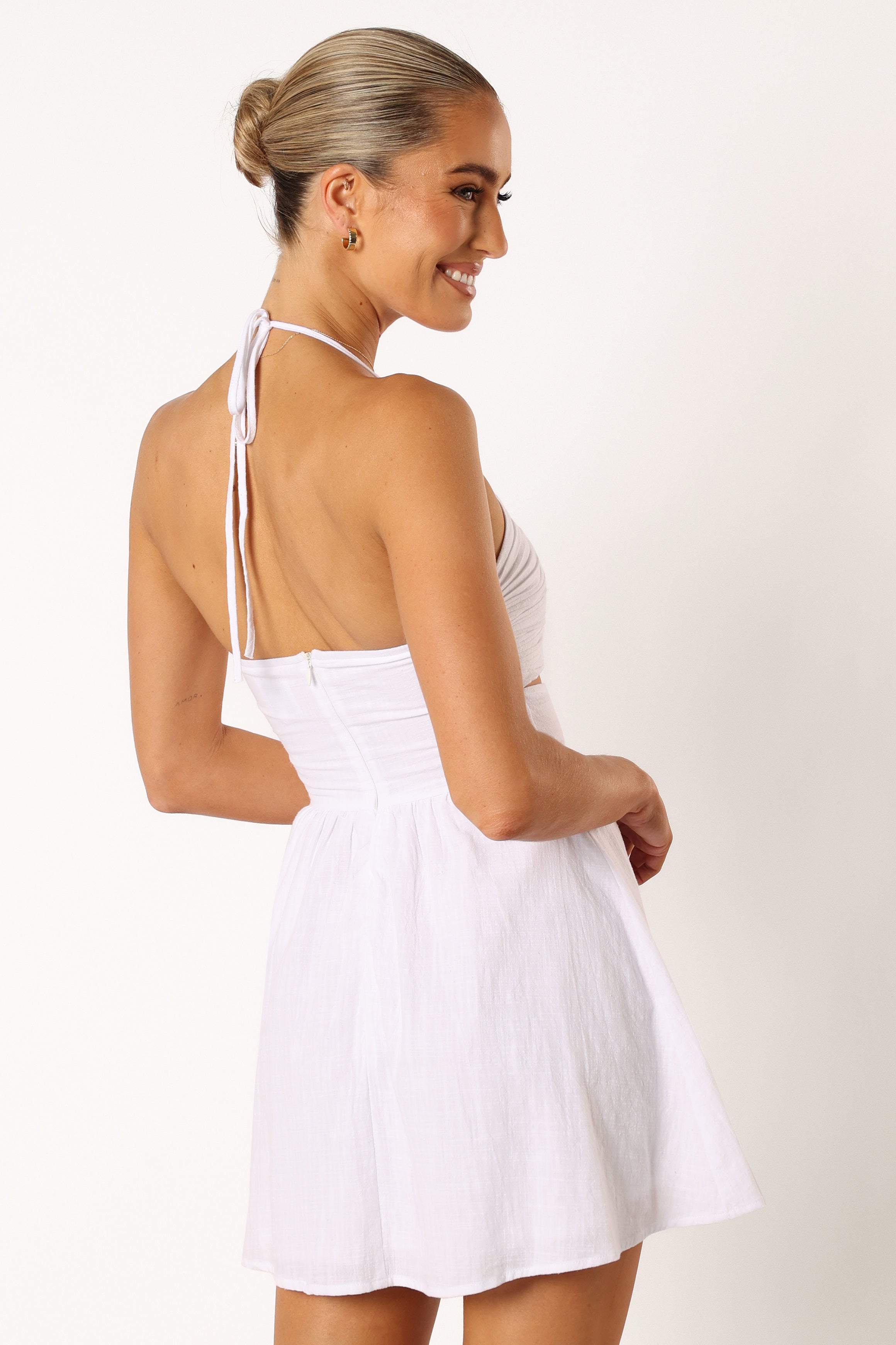 DRESSES @Boat Mini Dress - White