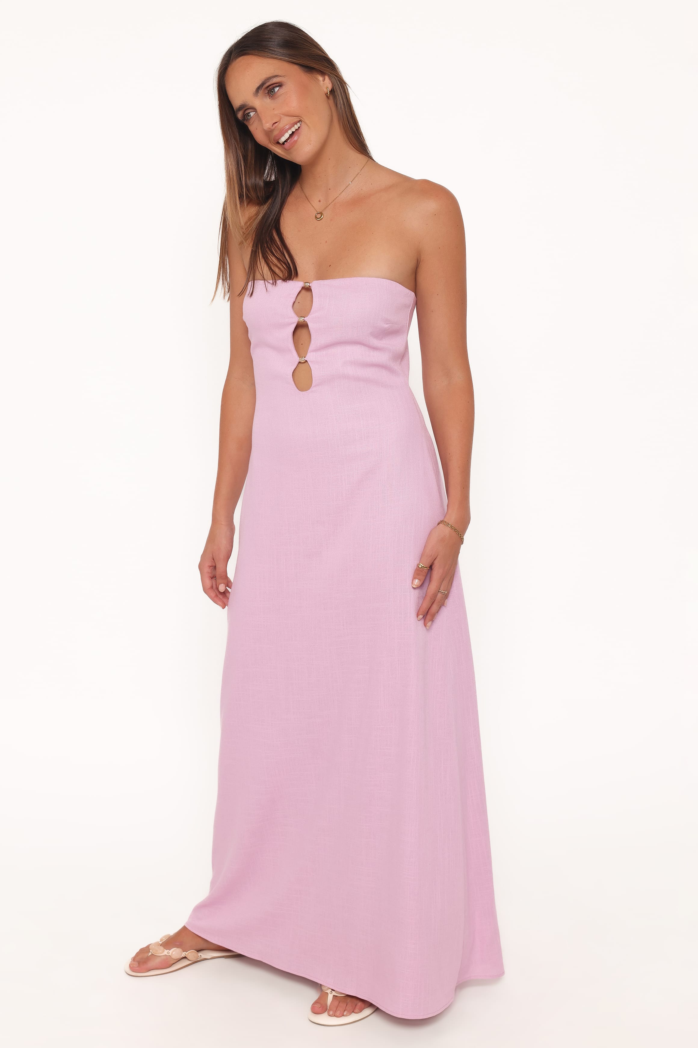 DRESSES Bolton Strapless Maxi Dress - Lavender