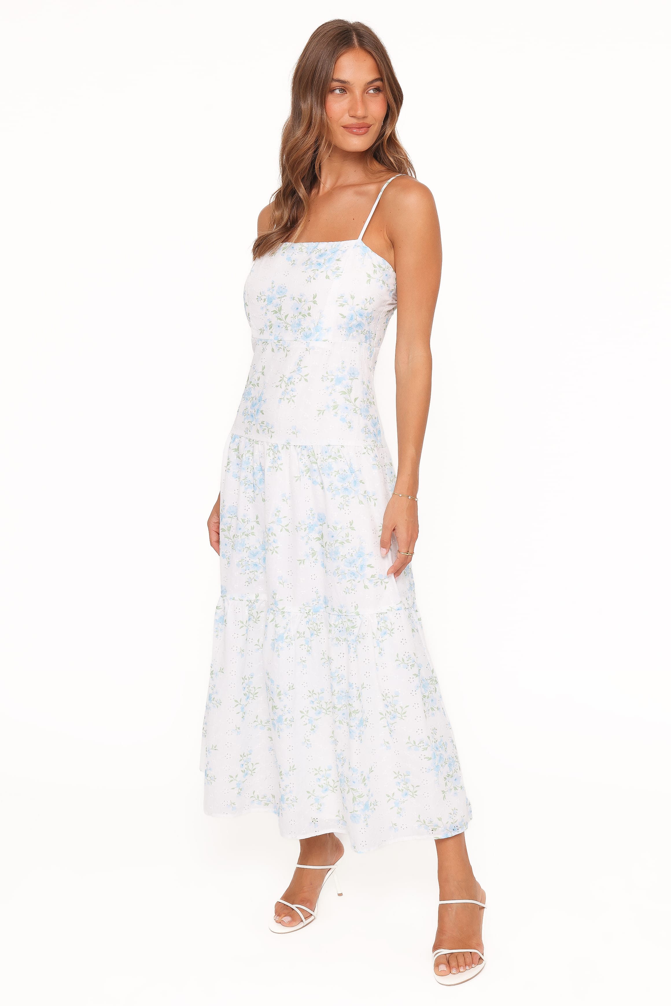 DRESSES Botanique Midi Dress - Blue Floral